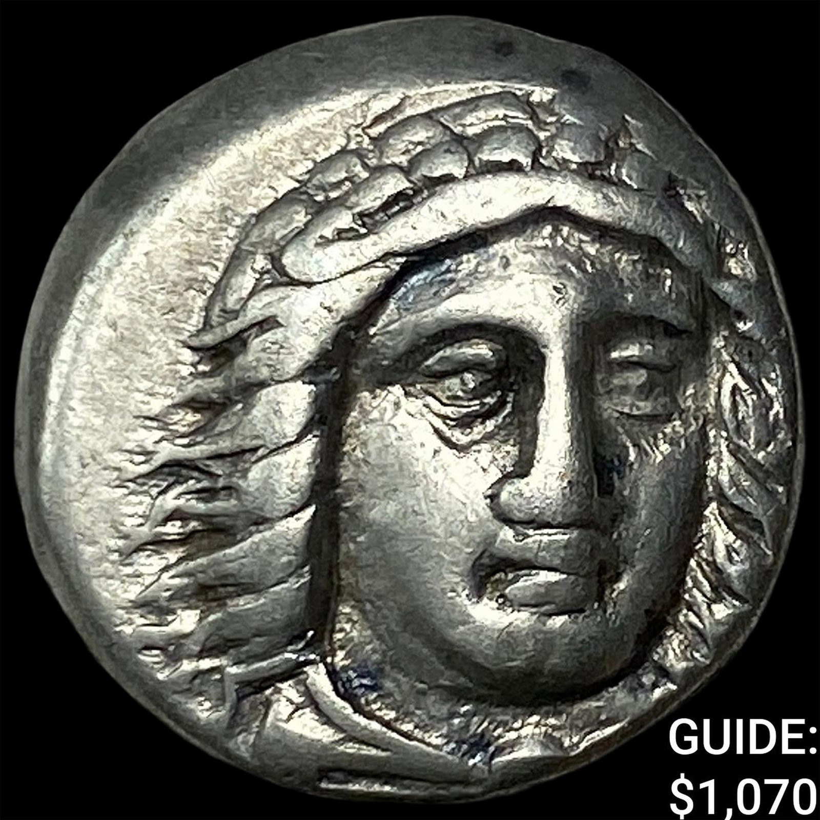 Greek Caris Hidrieus 351-342 BC Silver Drachm (1 of 2)
