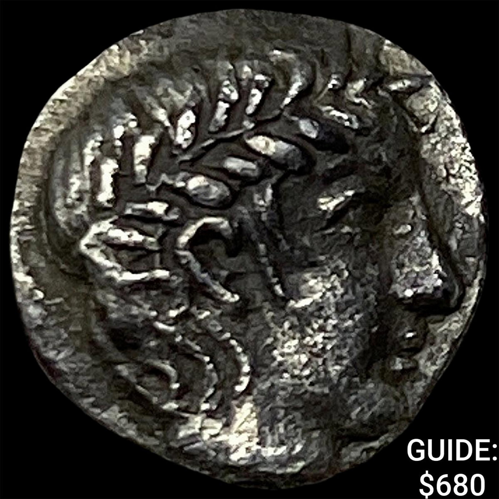 Greek Troas Neandria 4th Cent. BC Silver Obol: Greek Troas Neandria 4th Cent. BC Silver Obol