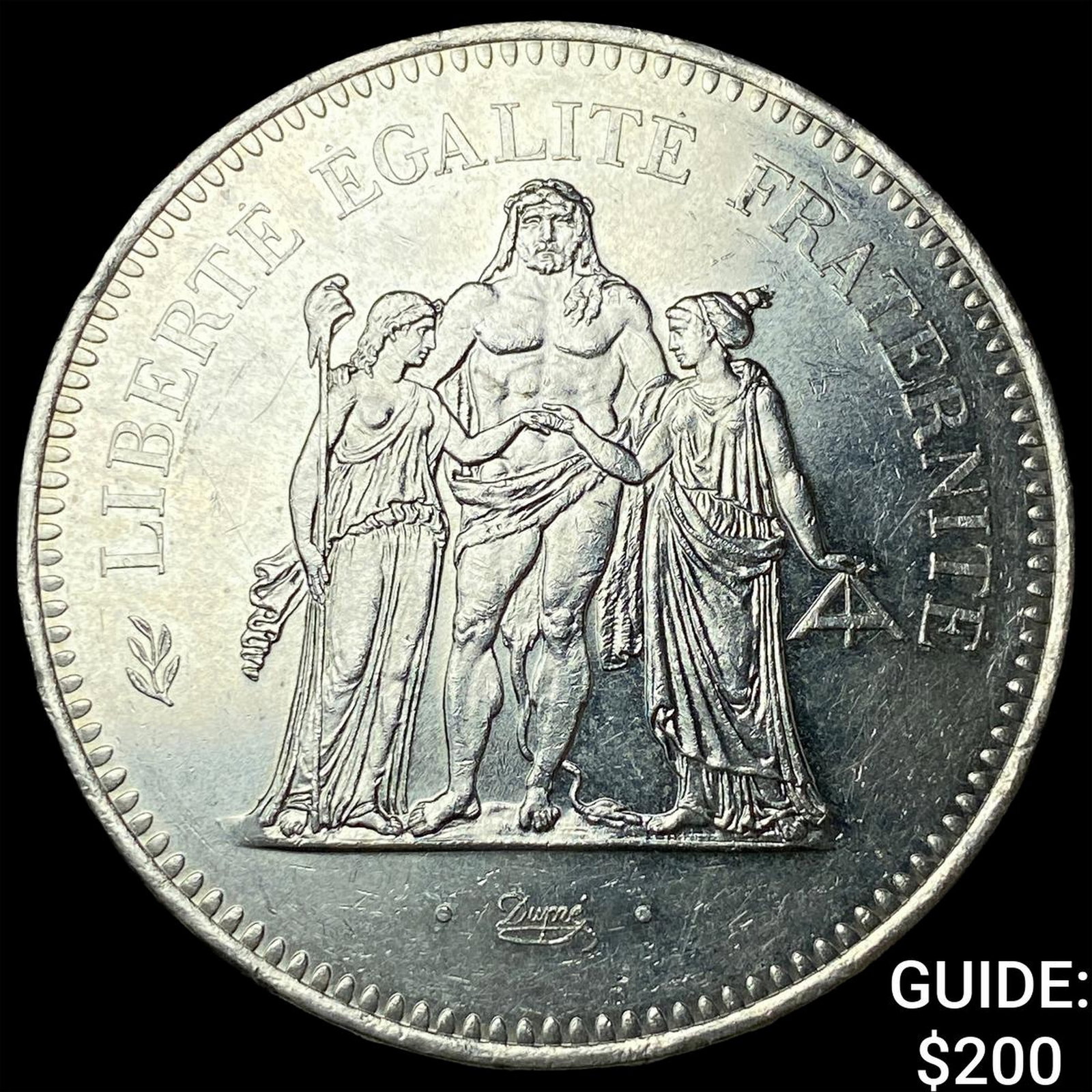 1977 France Silver 50 Francs: 1977 France Silver 50 Francs