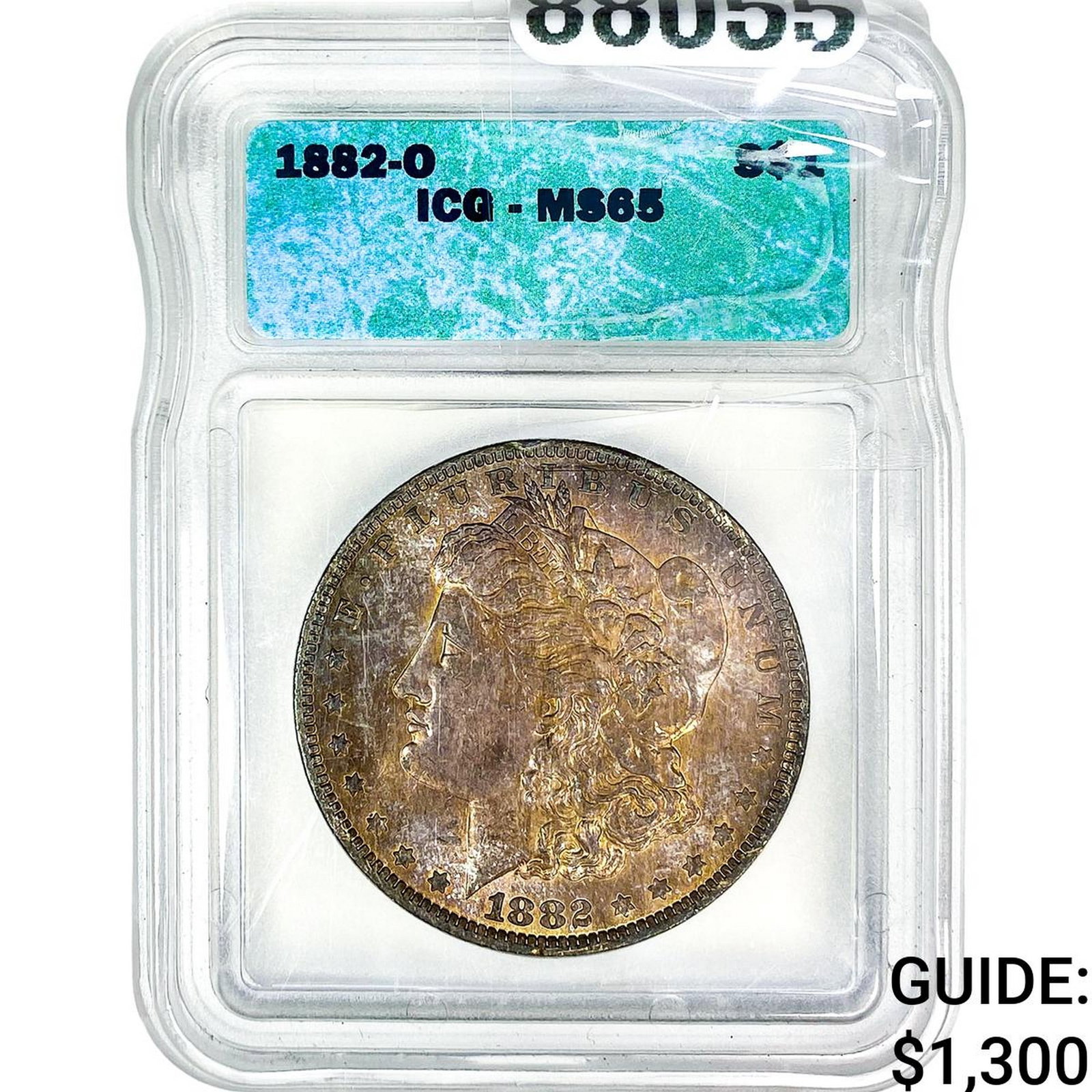 1882-O Morgan Silver Dollar ICG MS65: 1882-O Morgan Silver Dollar ICG MS65