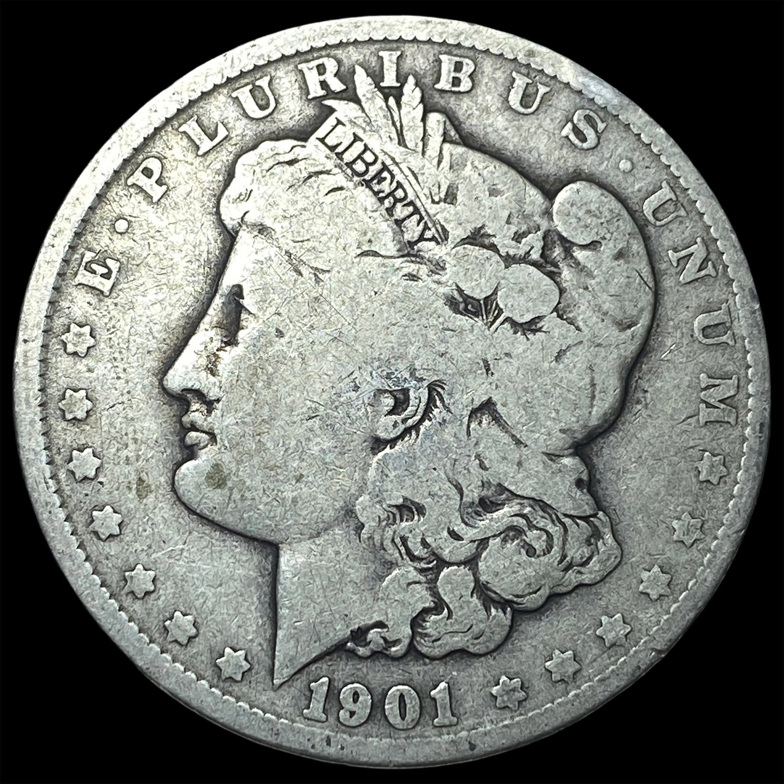 1901 Morgan Silver Dollar LIGHTLY CIRCULATED: 1901 Morgan Silver Dollar LIGHTLY CIRCULATED