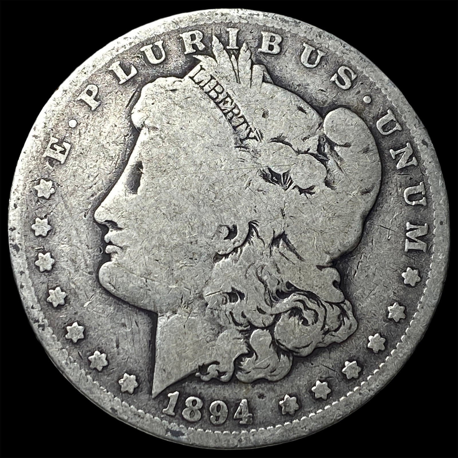 1894-O Silver Morgan Dollar NICELY CIRCULATED: 1894-O Silver Morgan Dollar NICELY CIRCULATED