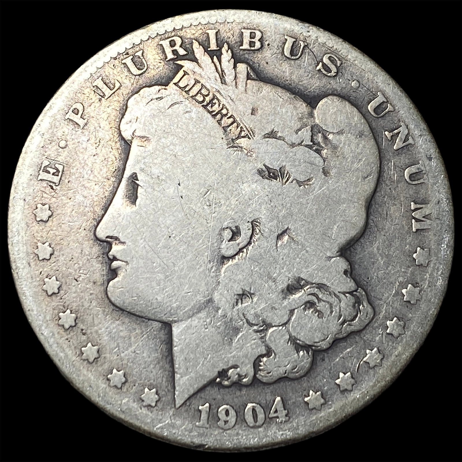 1904-S Silver Morgan Dollar NICELY CIRCULATED: 1904-S Silver Morgan Dollar NICELY CIRCULATED