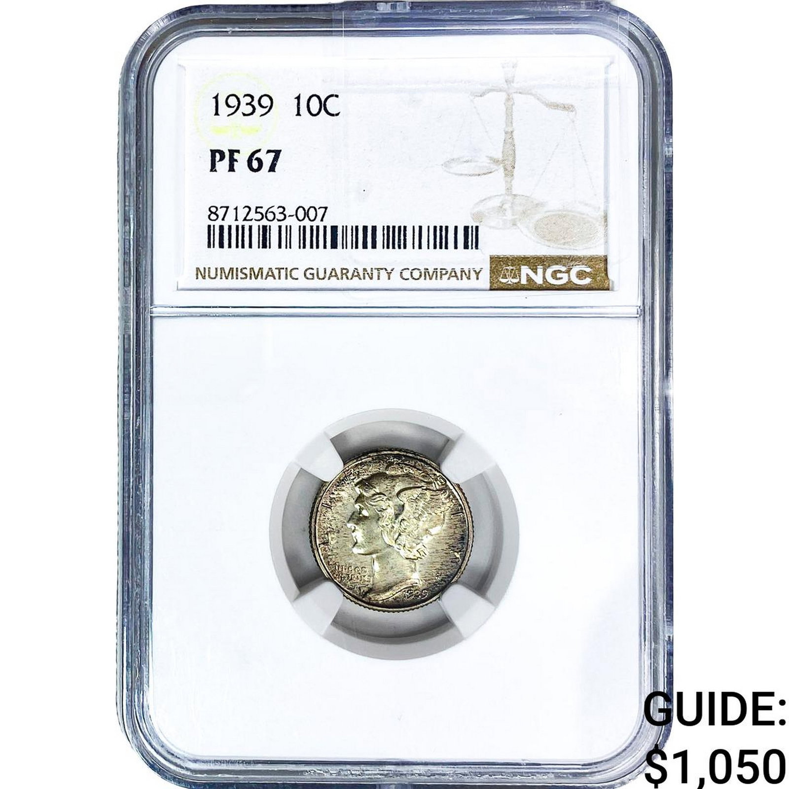1939 Mercury Silver Dime NGC PF67 (1 of 2)
