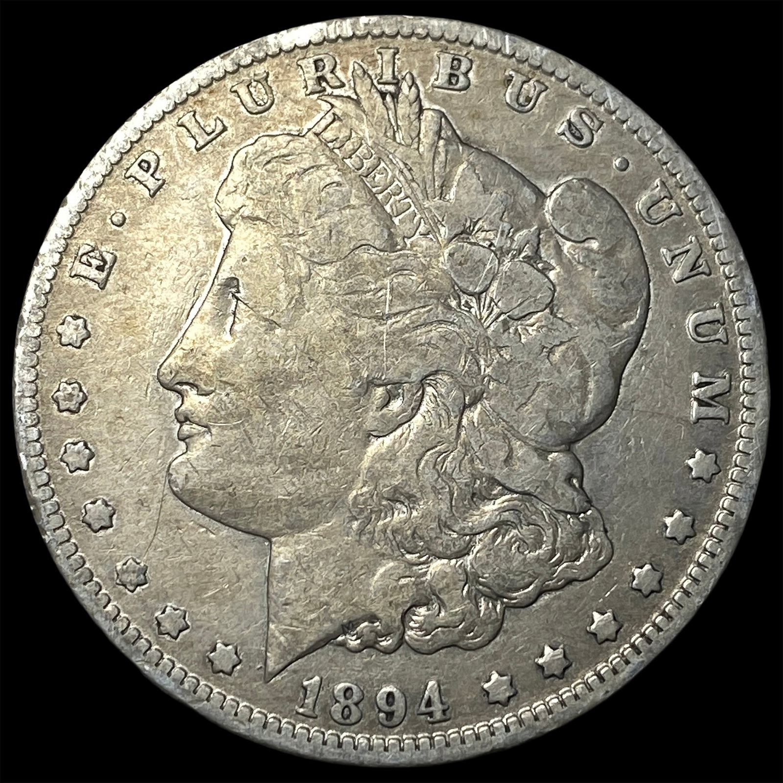 1894-O Silver Morgan Dollar NICELY CIRCULATED: 1894-O Silver Morgan Dollar NICELY CIRCULATED