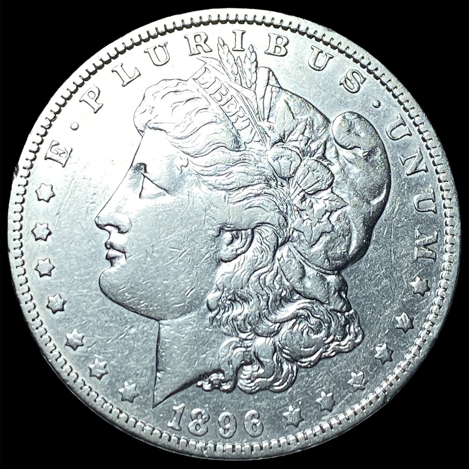 1896-O Silver Morgan Dollar NEARLY UNCIRCULATED: 1896-O Silver Morgan Dollar NEARLY UNCIRCULATED