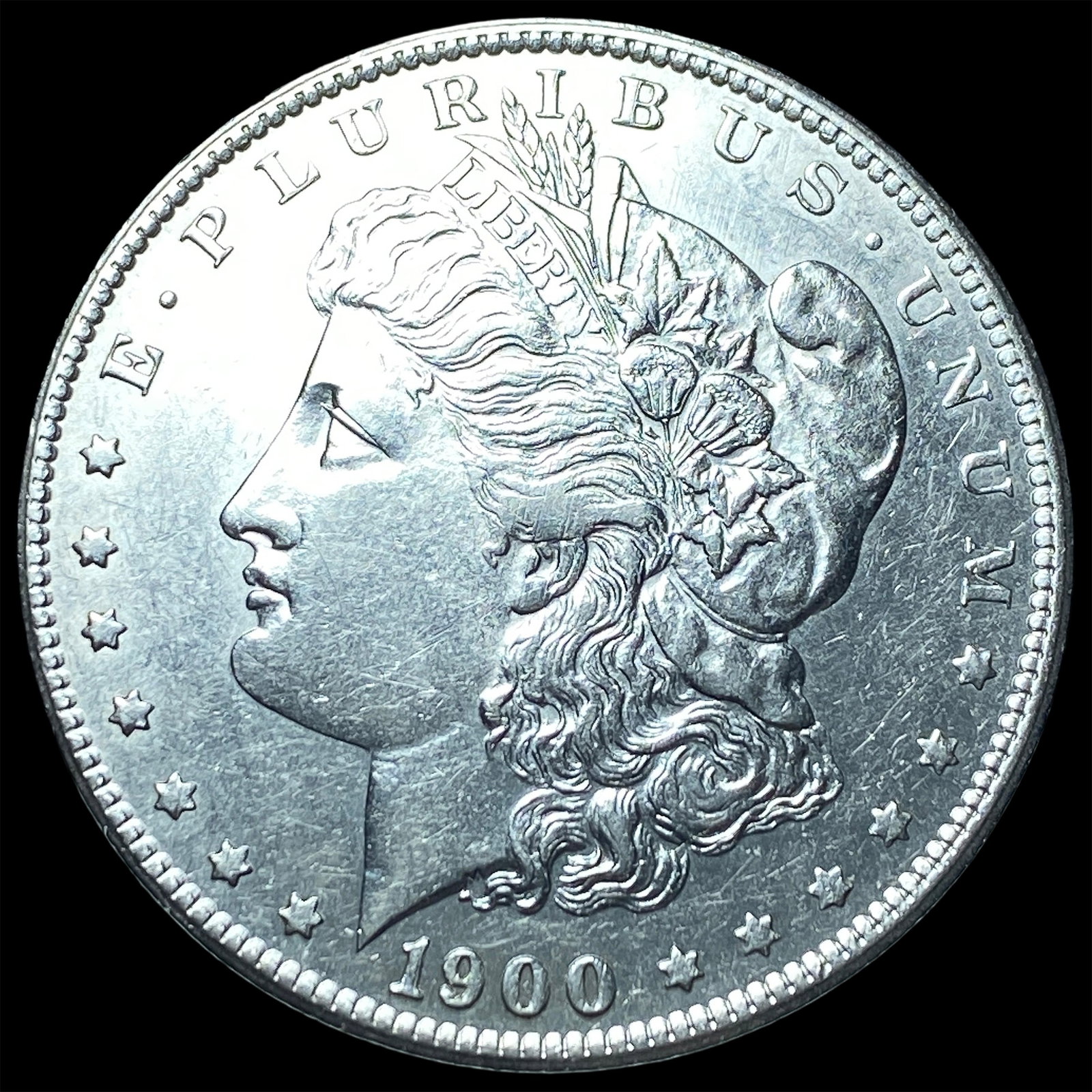 1900-S Silver Morgan Dollar CLOSELY UNCIRCULATED: 1900-S Silver Morgan Dollar CLOSELY UNCIRCULATED