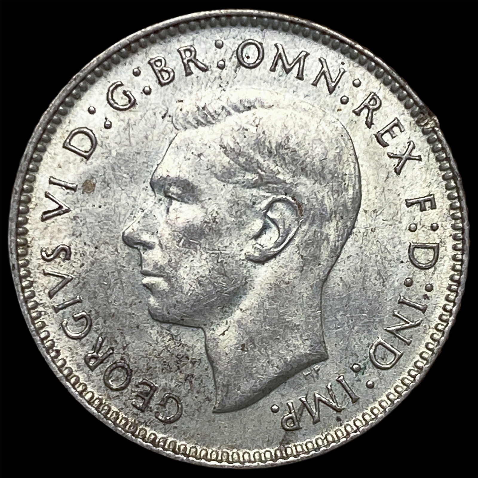 1943D Austrailia Silver 6 Pence: 1943D Austrailia Silver 6 Pence