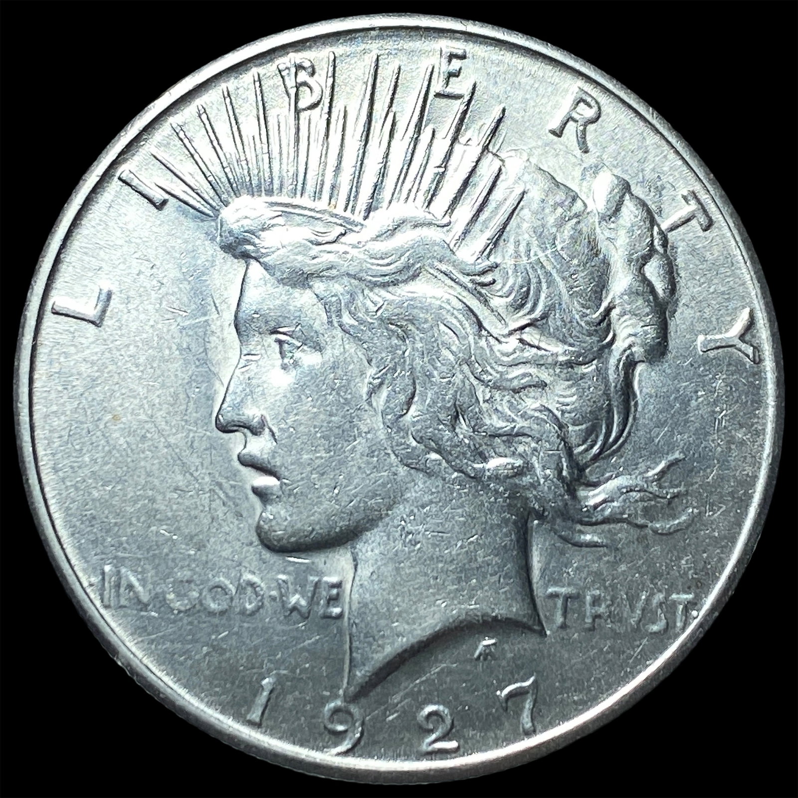 1927-S Silver Peace Dollar UNCIRCULATED: 1927-S Silver Peace Dollar UNCIRCULATED