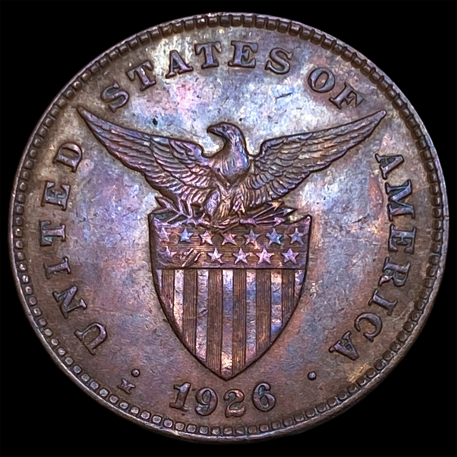 1926M Philippines Broze 1 Centavo: 1926M Philippines Broze 1 Centavo