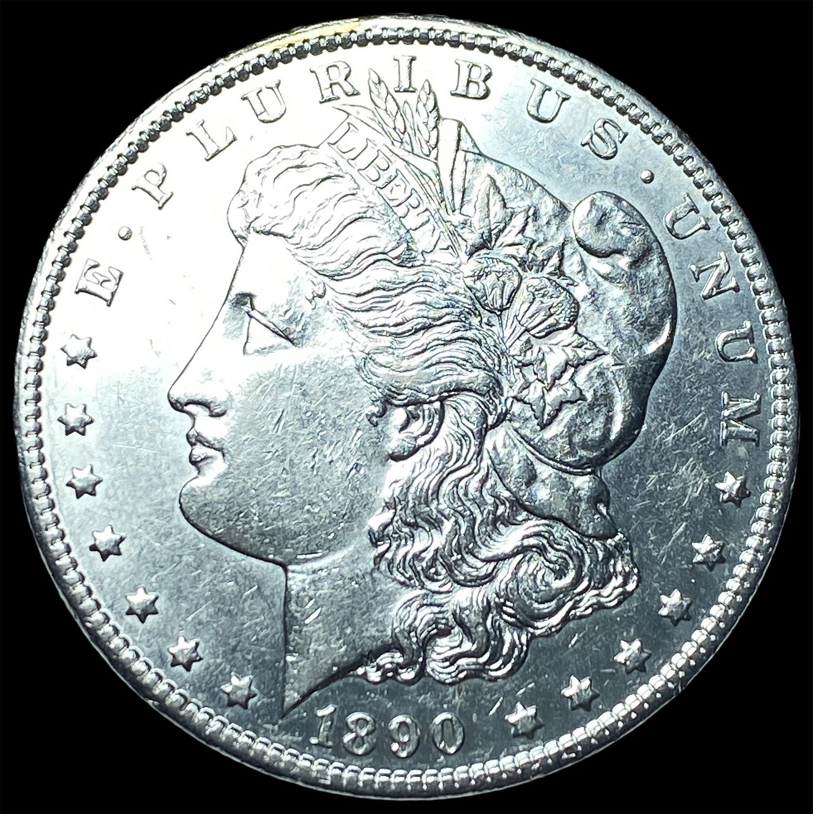 1890-CC Silver Morgan Dollar CHOICE AU: 1890-CC Silver Morgan Dollar CHOICE AU