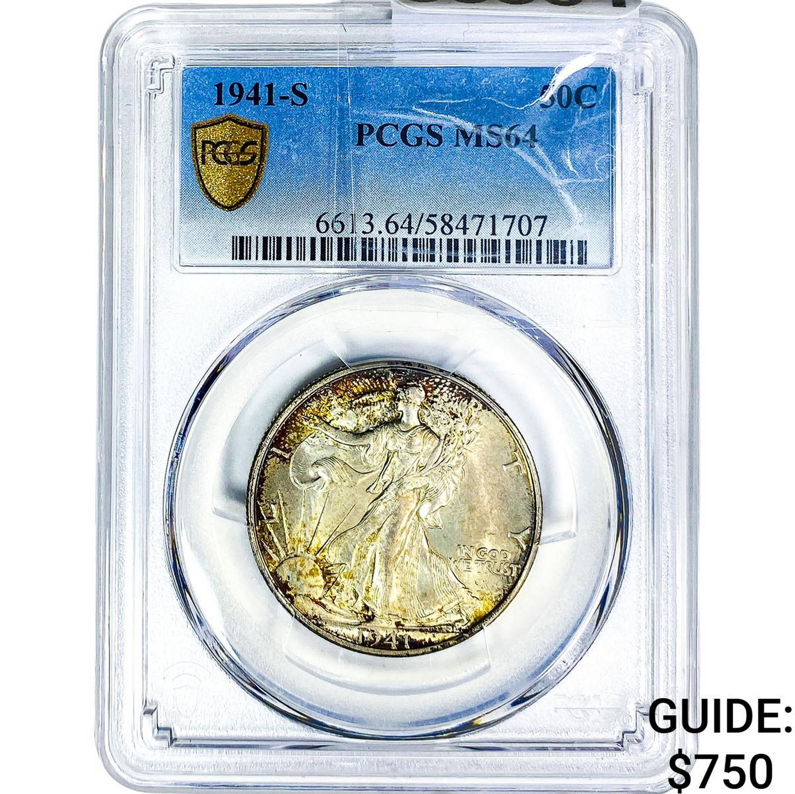 1941-S Walking Liberty Half Dollar PCGS MS64 (1 of 2)