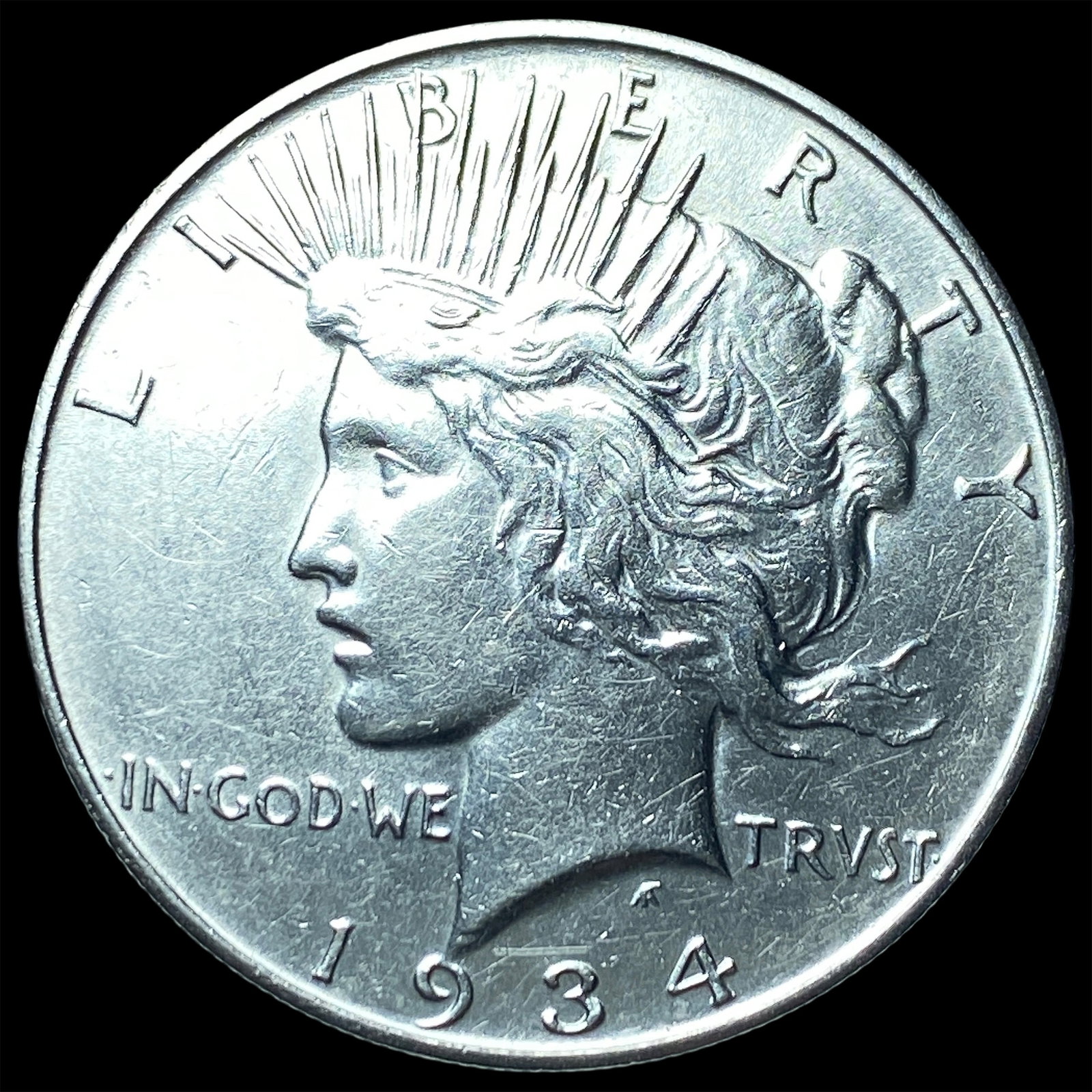 1934-D Silver Peace Dollar CLOSELY UNCIRCULATED: 1934-D Silver Peace Dollar CLOSELY UNCIRCULATED