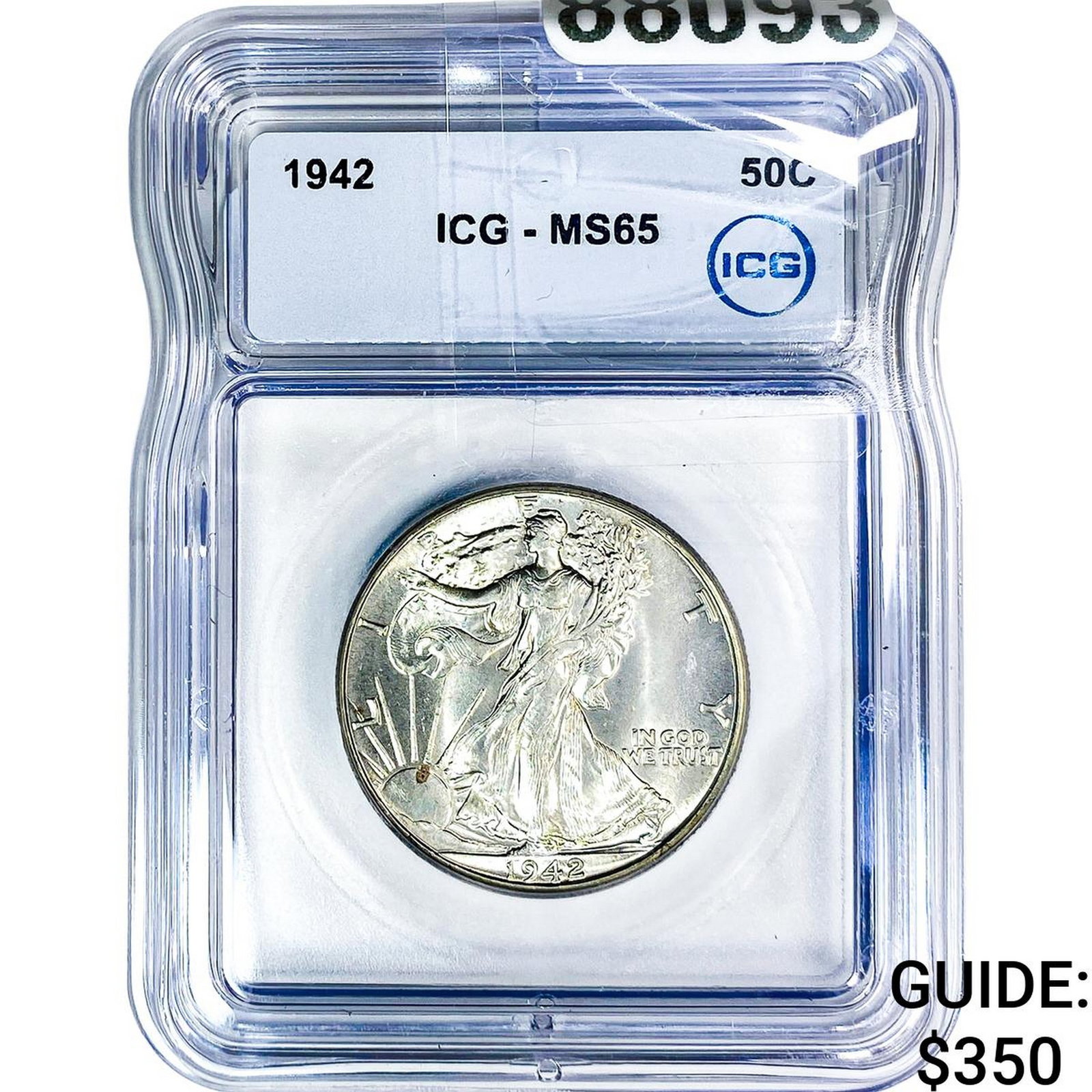 1942 Walking Liberty Half Dollar ICG MS65 (1 of 2)