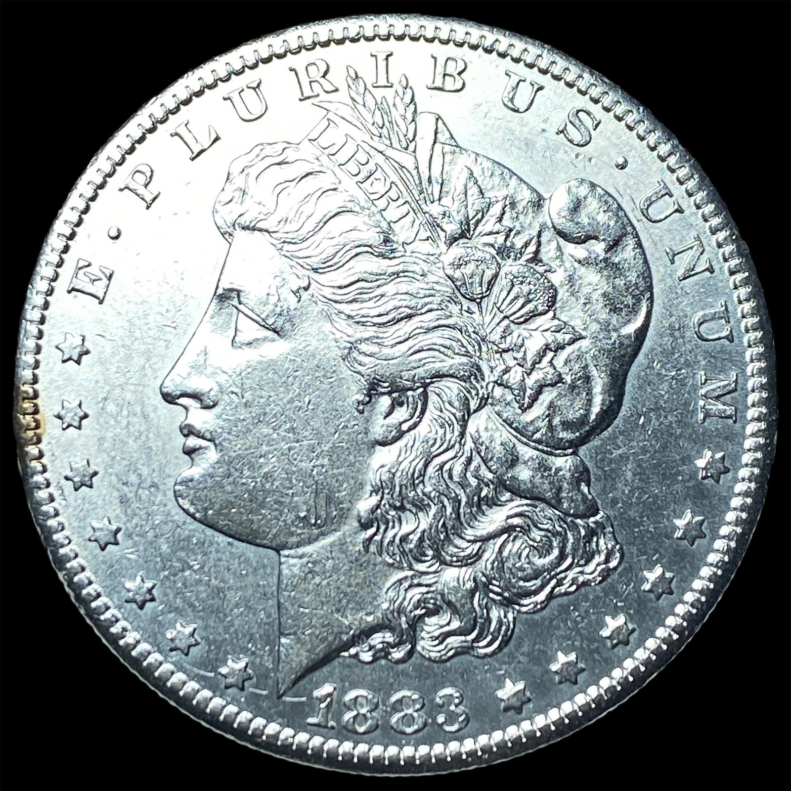 1883-S Silver Morgan Dollar CHOICE AU: 1883-S Silver Morgan Dollar CHOICE AU
