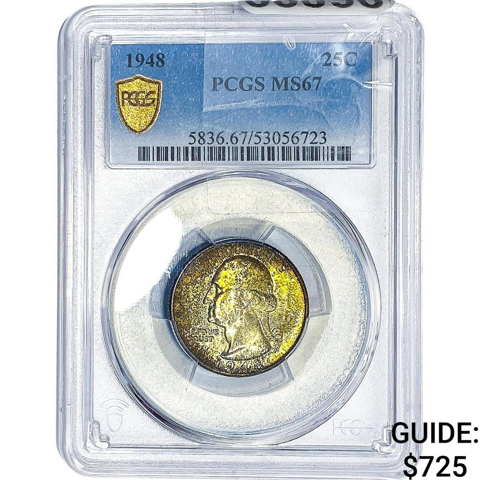 1948 Washington Silver Quarter PCGS MS67 (1 of 2)
