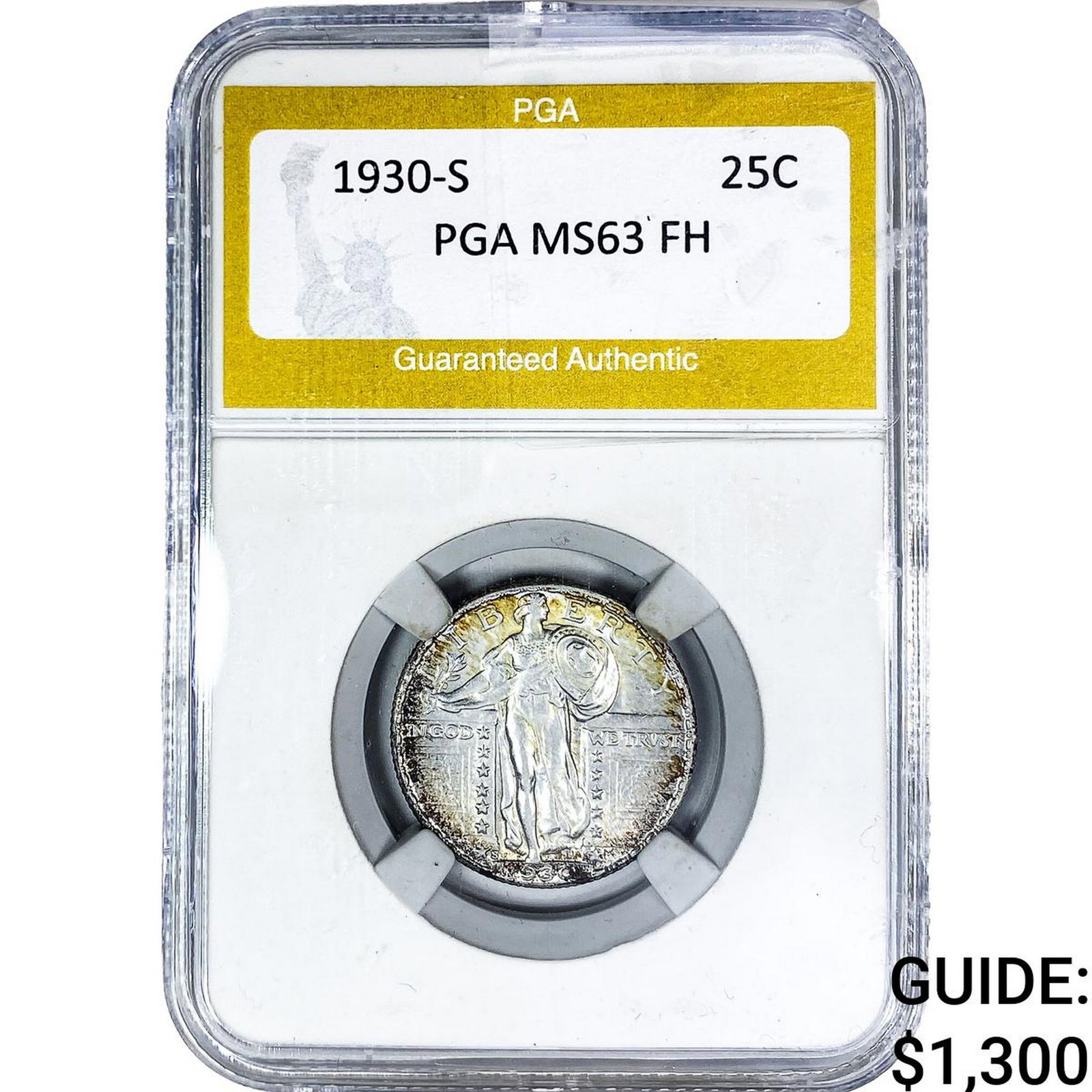1930-S Standing Liberty Quarter PGA MS63FH (1 of 2)