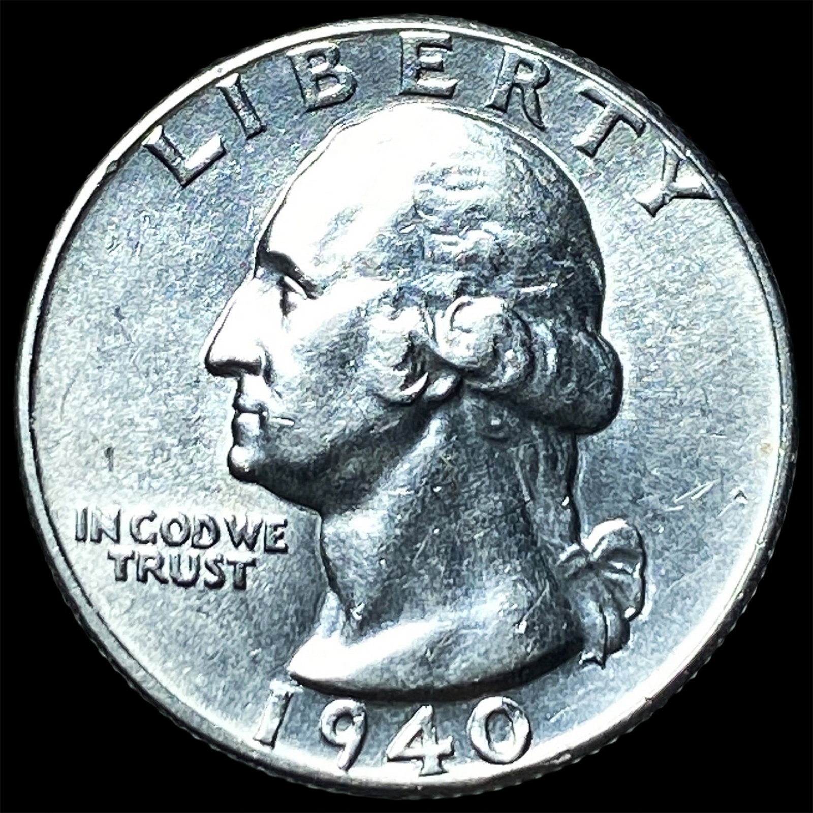 1940 Silver Washington Quarter GEM BU: 1940 Silver Washington Quarter GEM BU