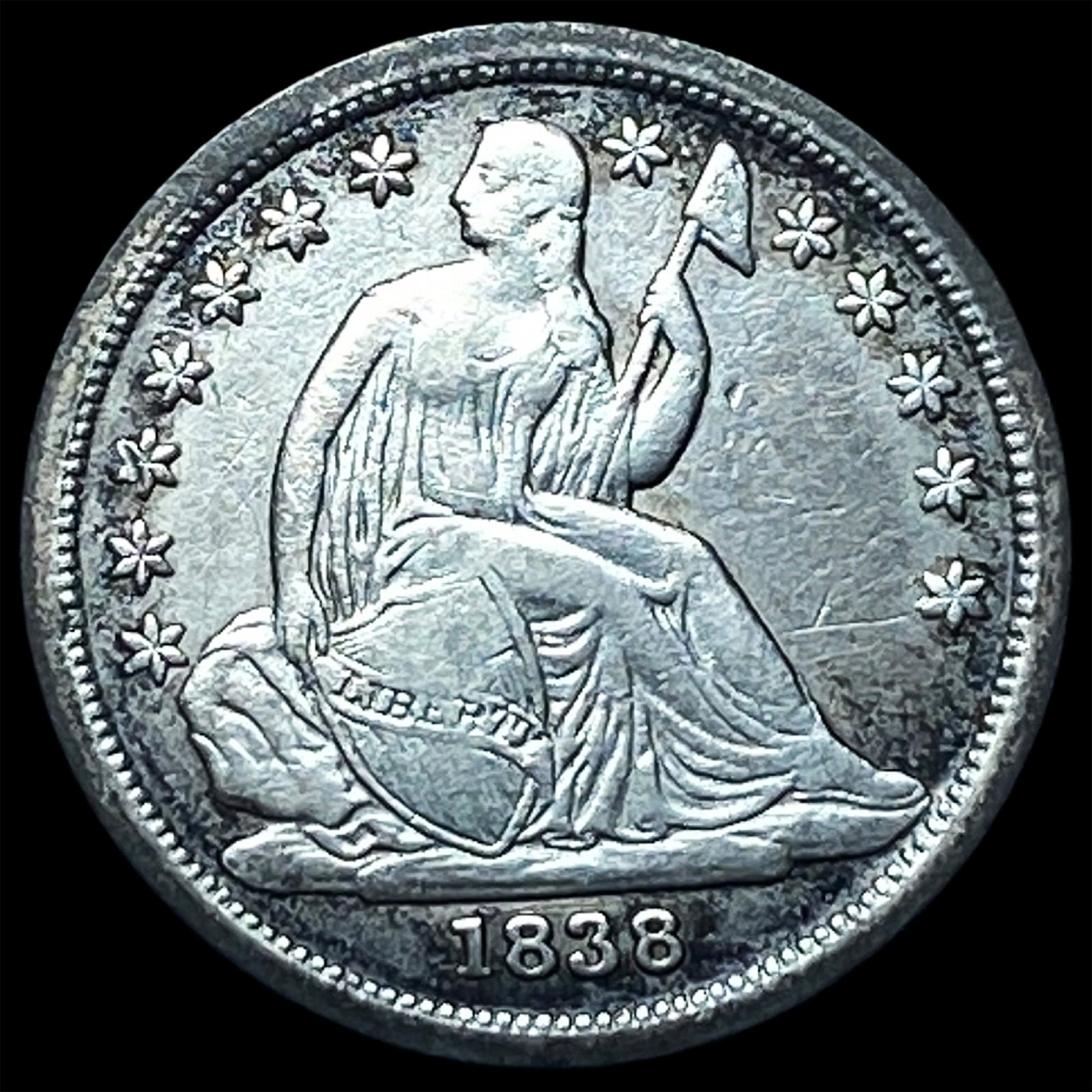 1838 Seated Liberty Dime CLOSELY UNCIRCULATED (1 of 2)