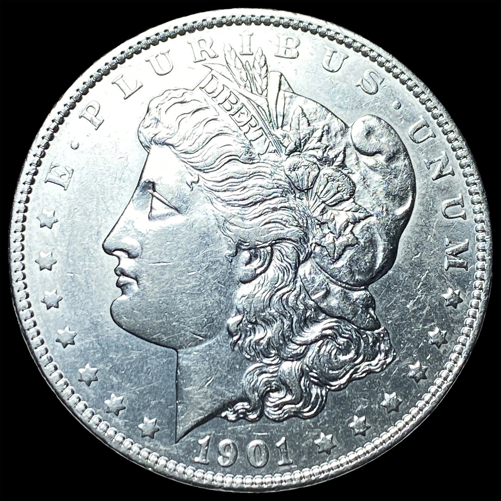 1901 Silver Morgan Dollar CHOICE AU: 1901 Silver Morgan Dollar CHOICE AU