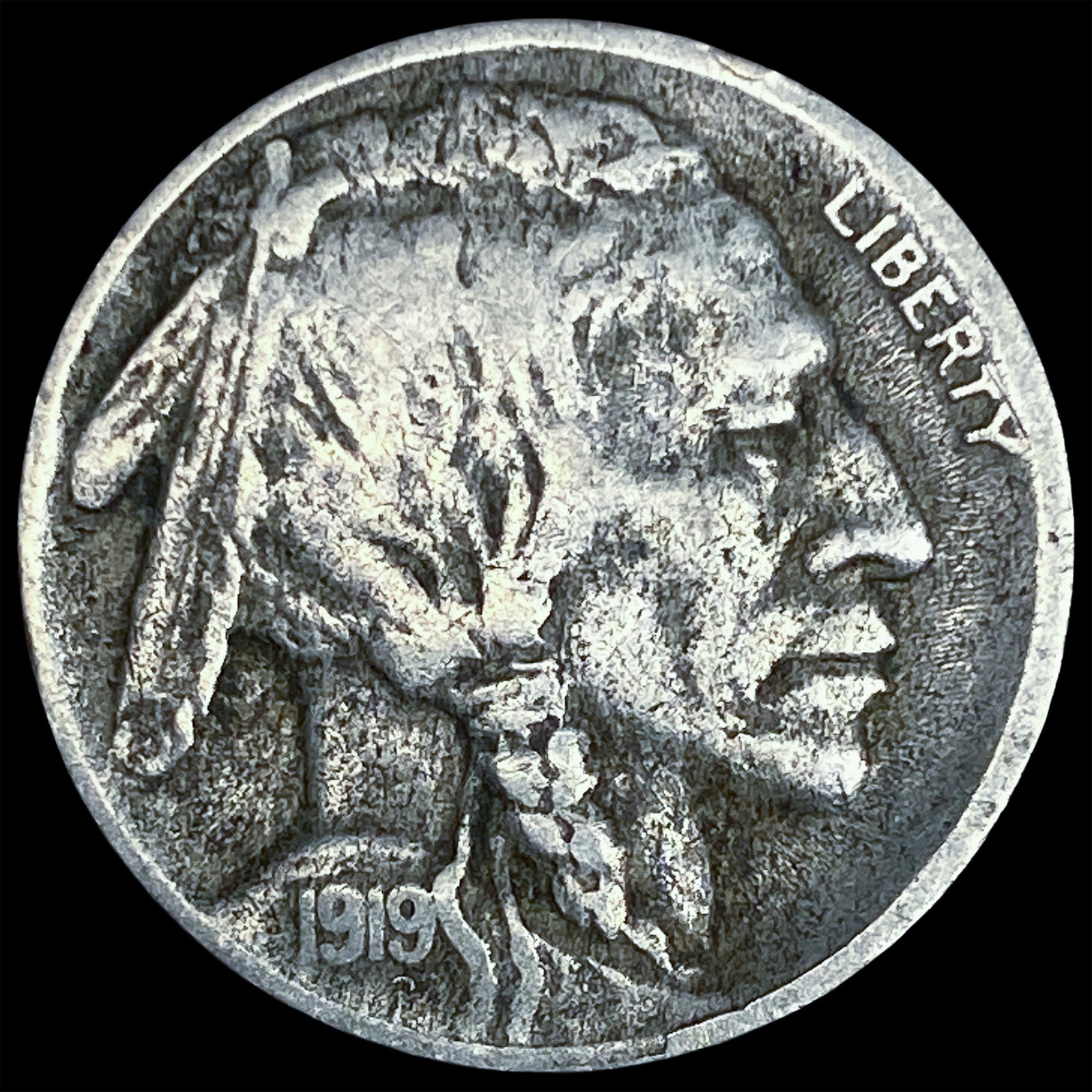 1919-D Buffalo Nickel LIGHTLY CIRCULATED (1 of 2)