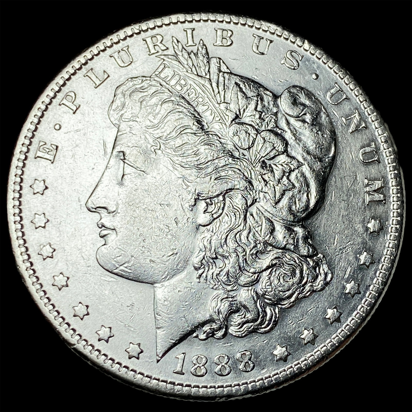 1888-S Silver Morgan Dollar CLOSELY UNCIRCULATED (1 of 2)