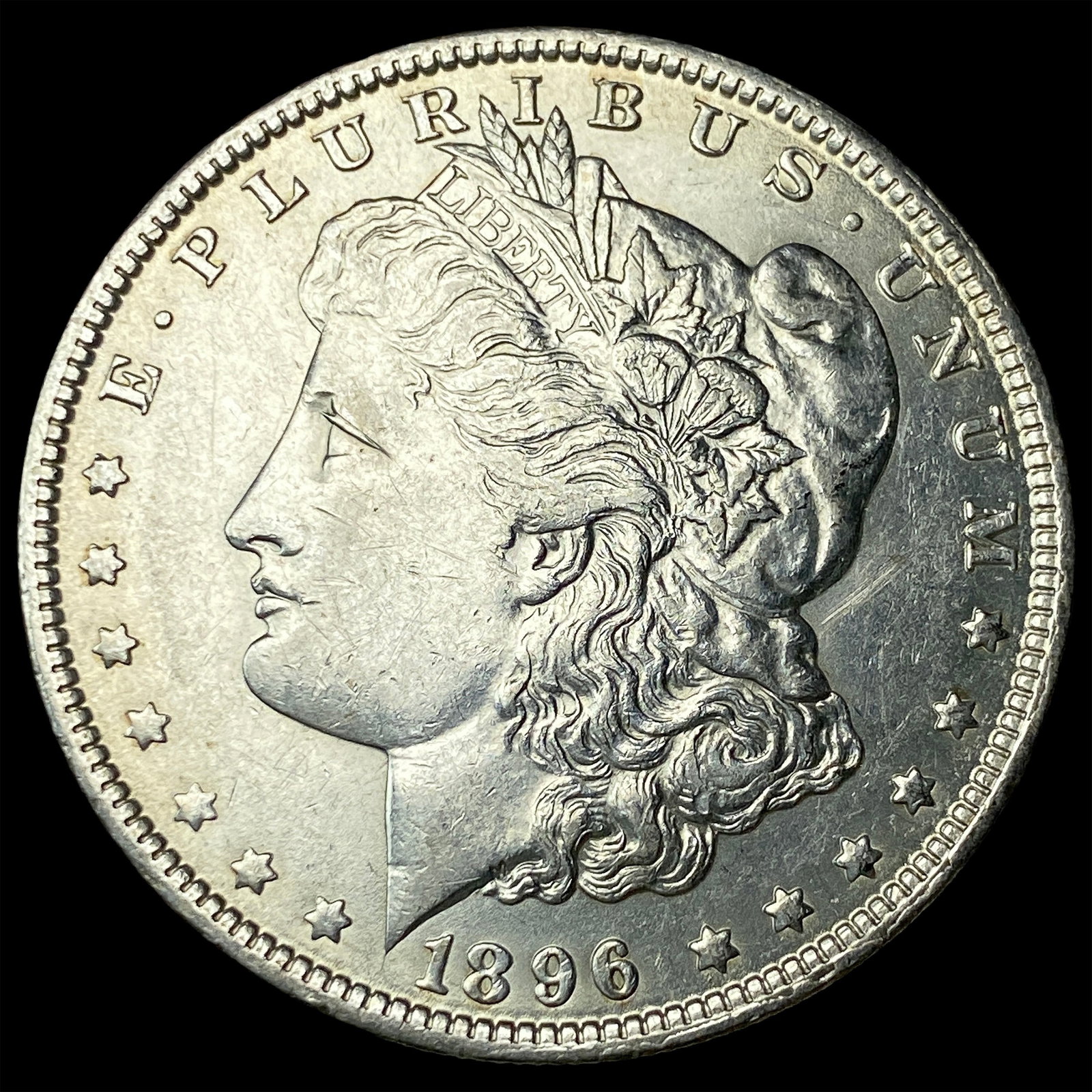 1896-O Silver Morgan Dollar CLOSELY UNCIRCULATED (1 of 2)