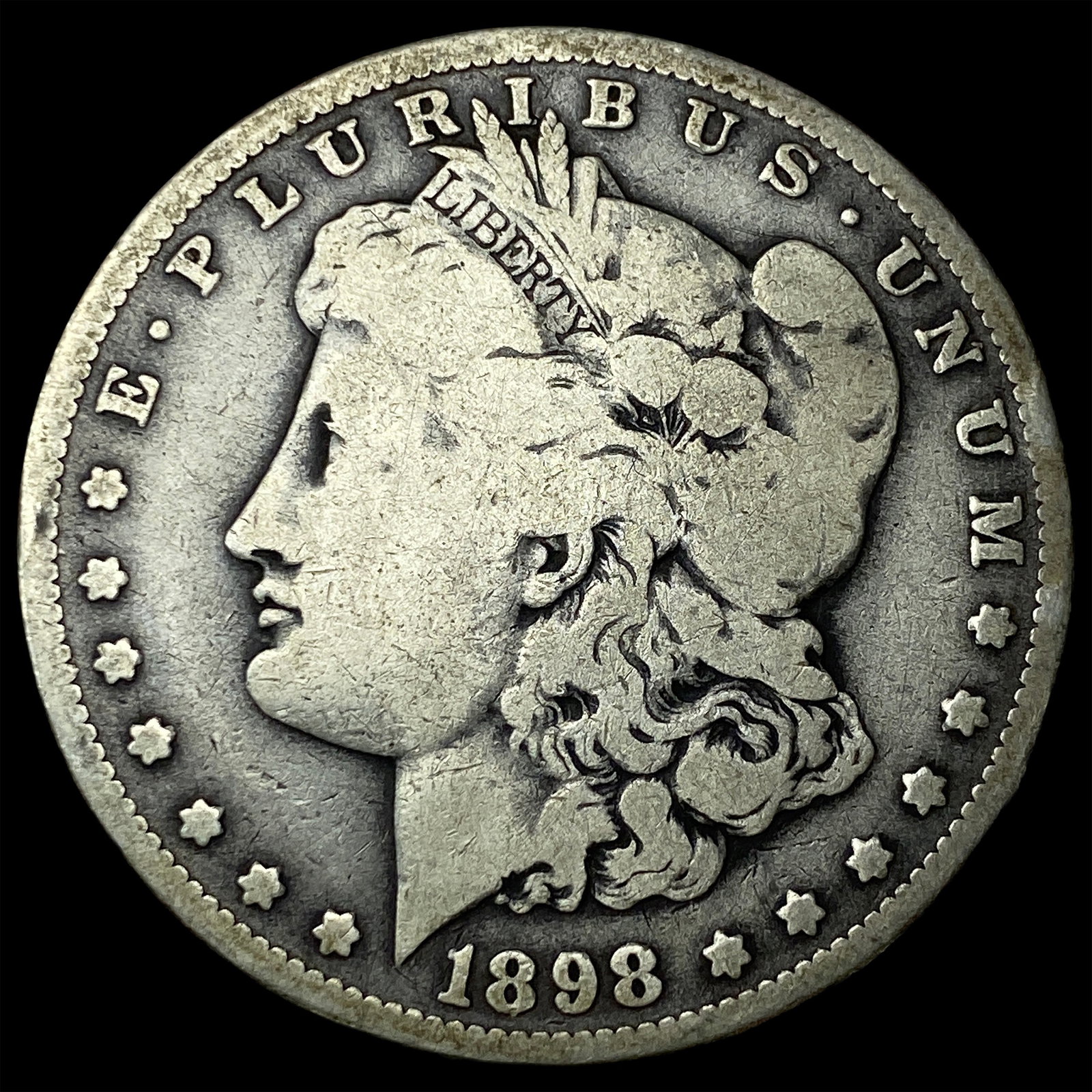 1898-O Silver Morgan Dollar NICELY CIRCULATED (1 of 2)