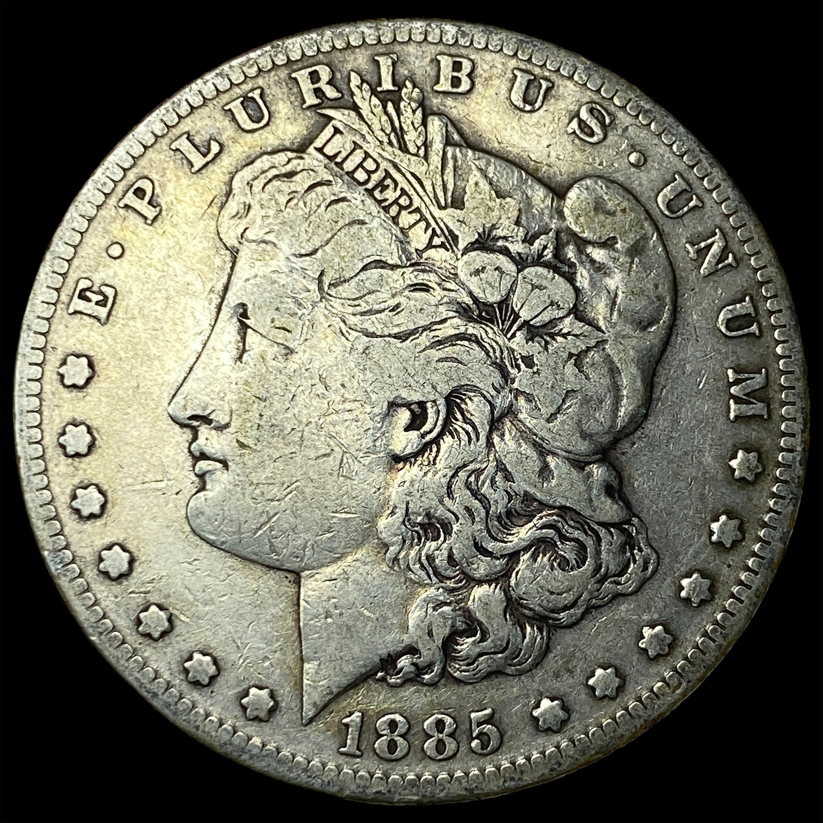 1885 Morgan Silver Dollar LIGHTLY CIRCULATED: 1885 Morgan Silver Dollar LIGHTLY CIRCULATED
