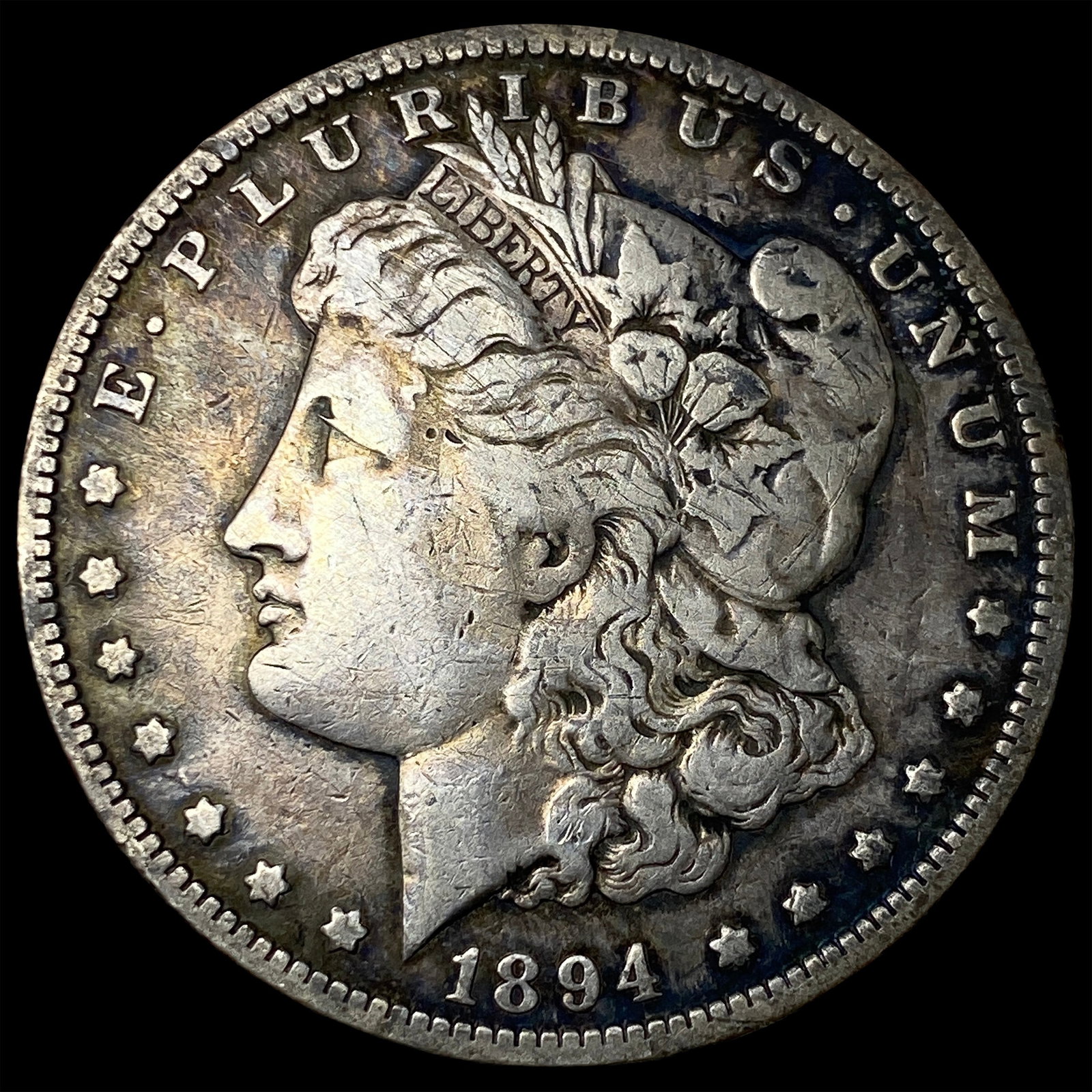 1894-O Silver Morgan Dollar LIGHTLY CIRCULATED: 1894-O Silver Morgan Dollar LIGHTLY CIRCULATED