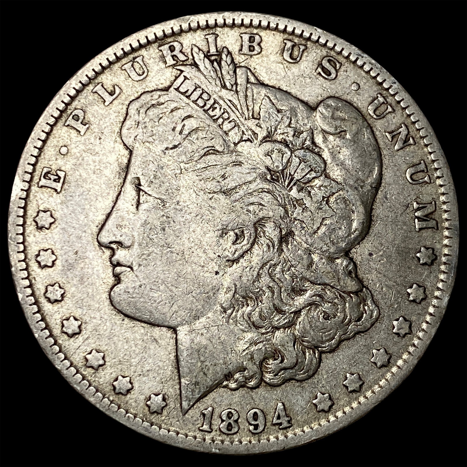 1894-O Silver Morgan Dollar LIGHTLY CIRCULATED: 1894-O Silver Morgan Dollar LIGHTLY CIRCULATED