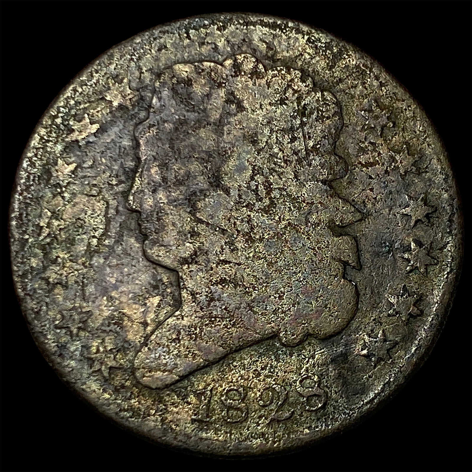 1828 Classic Head Half Cent NICELY CIRCULATED: 1828 Classic Head Half Cent NICELY CIRCULATED