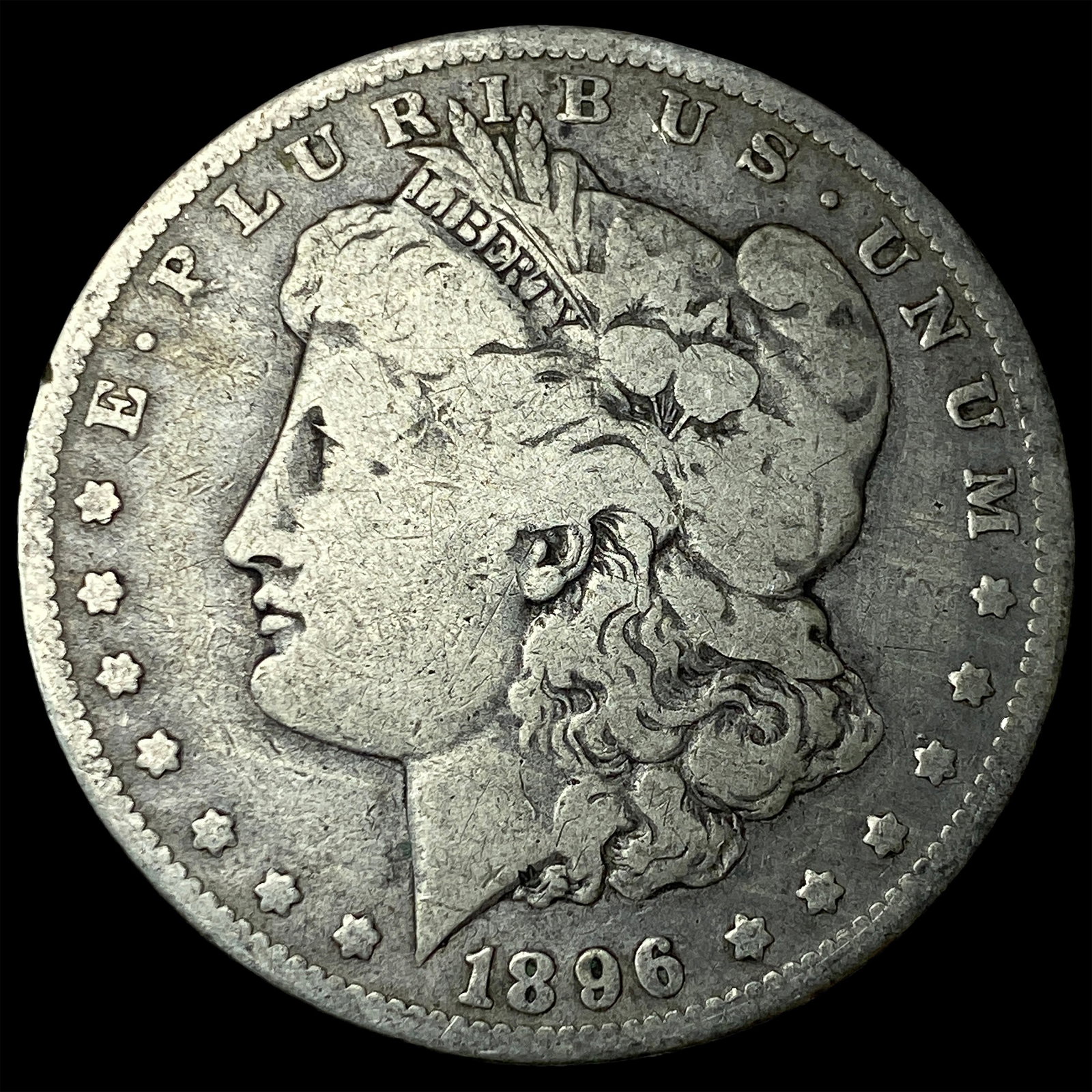 1896-O Silver Morgan Dollar LIGHTLY CIRCULATED: 1896-O Silver Morgan Dollar LIGHTLY CIRCULATED