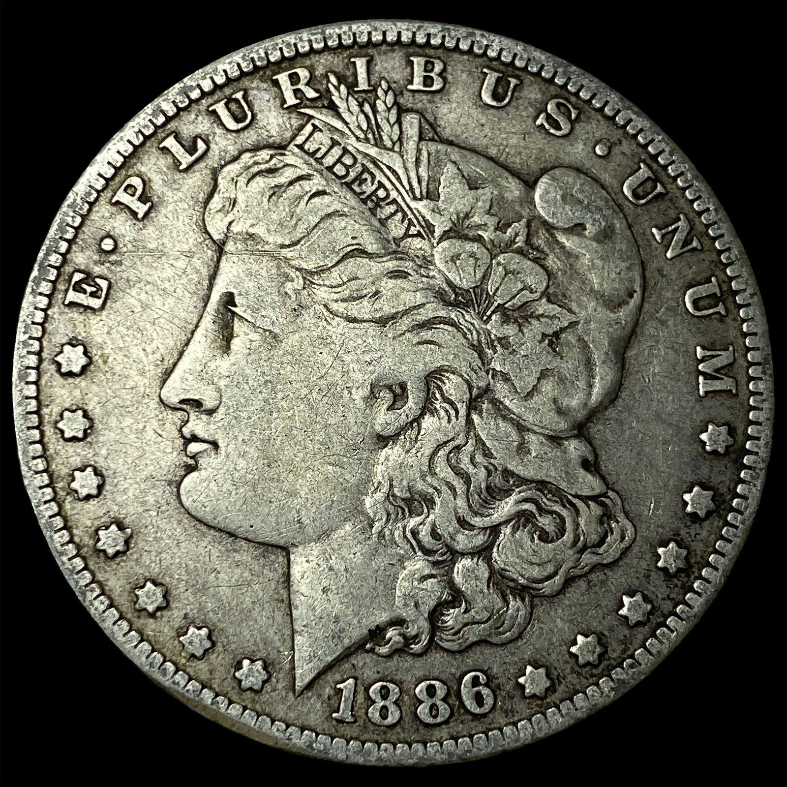 1886-O Silver Morgan Dollar LIGHTLY CIRCULATED: 1886-O Silver Morgan Dollar LIGHTLY CIRCULATED