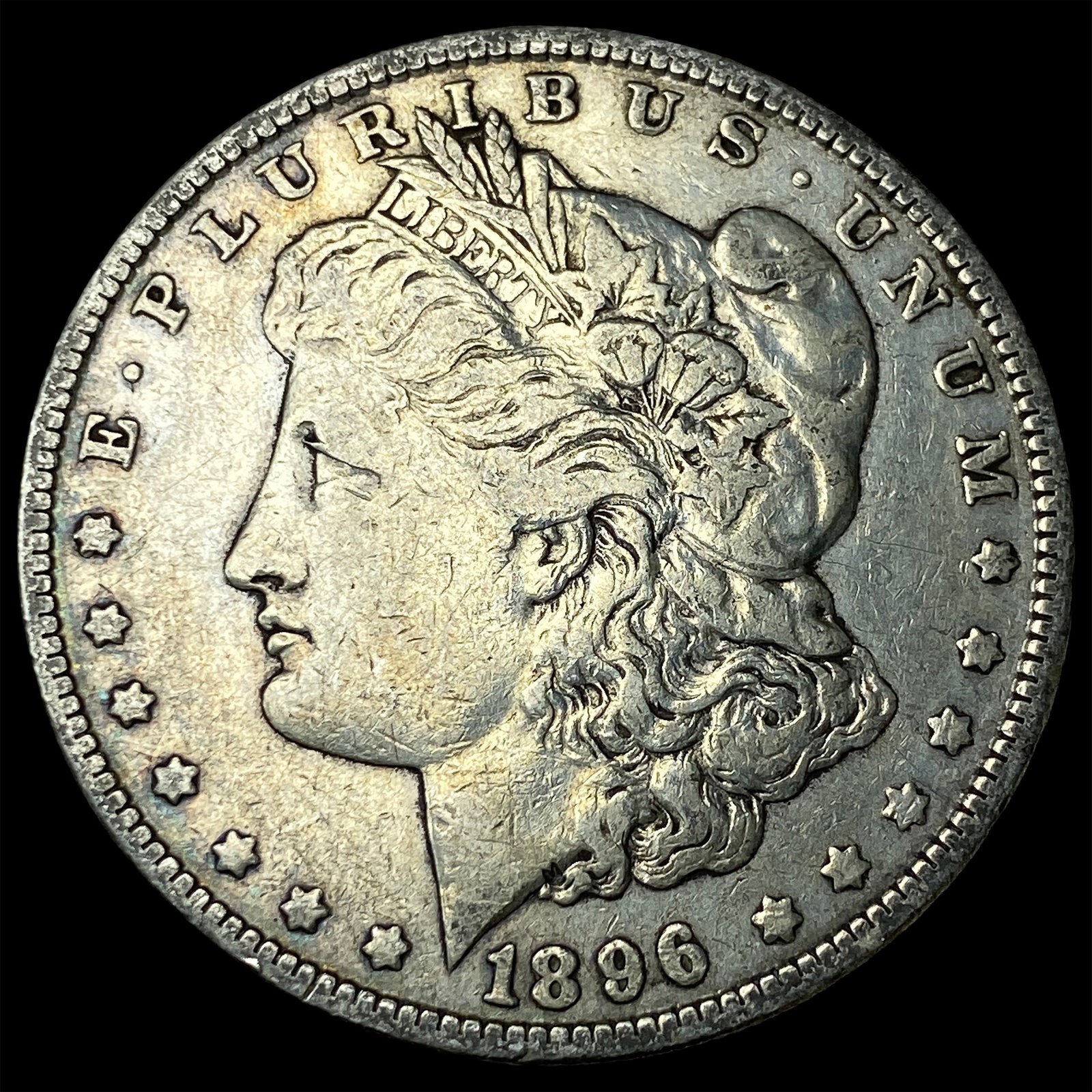 1896 Morgan Silver Dollar LIGHTLY CIRCULATED: 1896 Morgan Silver Dollar LIGHTLY CIRCULATED