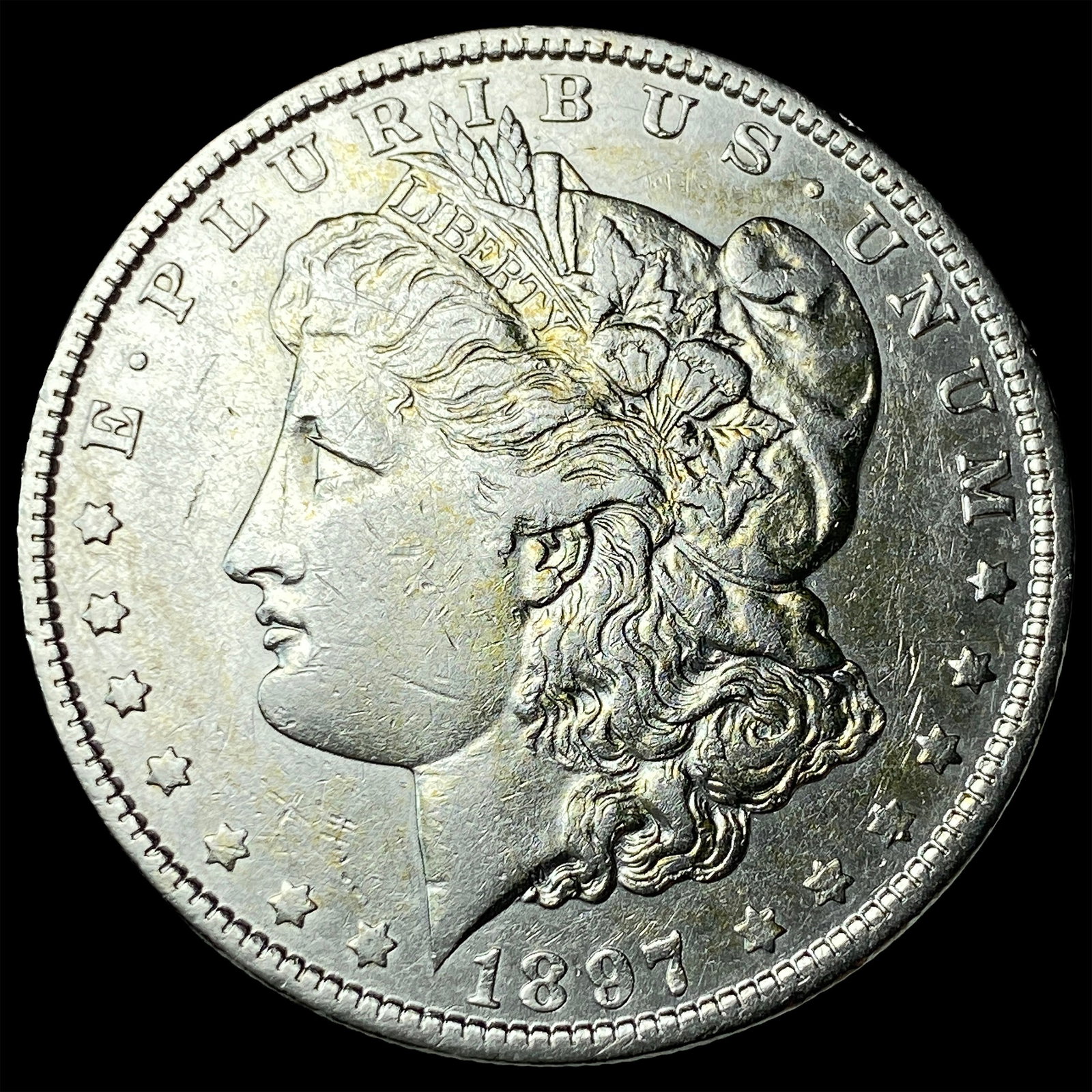 1897-O Silver Morgan Dollar NEARLY UNCIRCULATED: 1897-O Silver Morgan Dollar NEARLY UNCIRCULATED