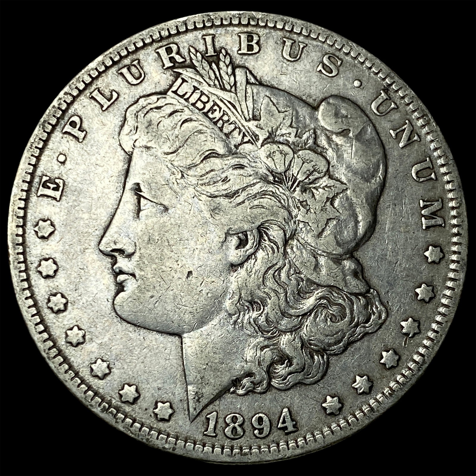 1894-O Silver Morgan Dollar LIGHTLY CIRCULATED: 1894-O Silver Morgan Dollar LIGHTLY CIRCULATED