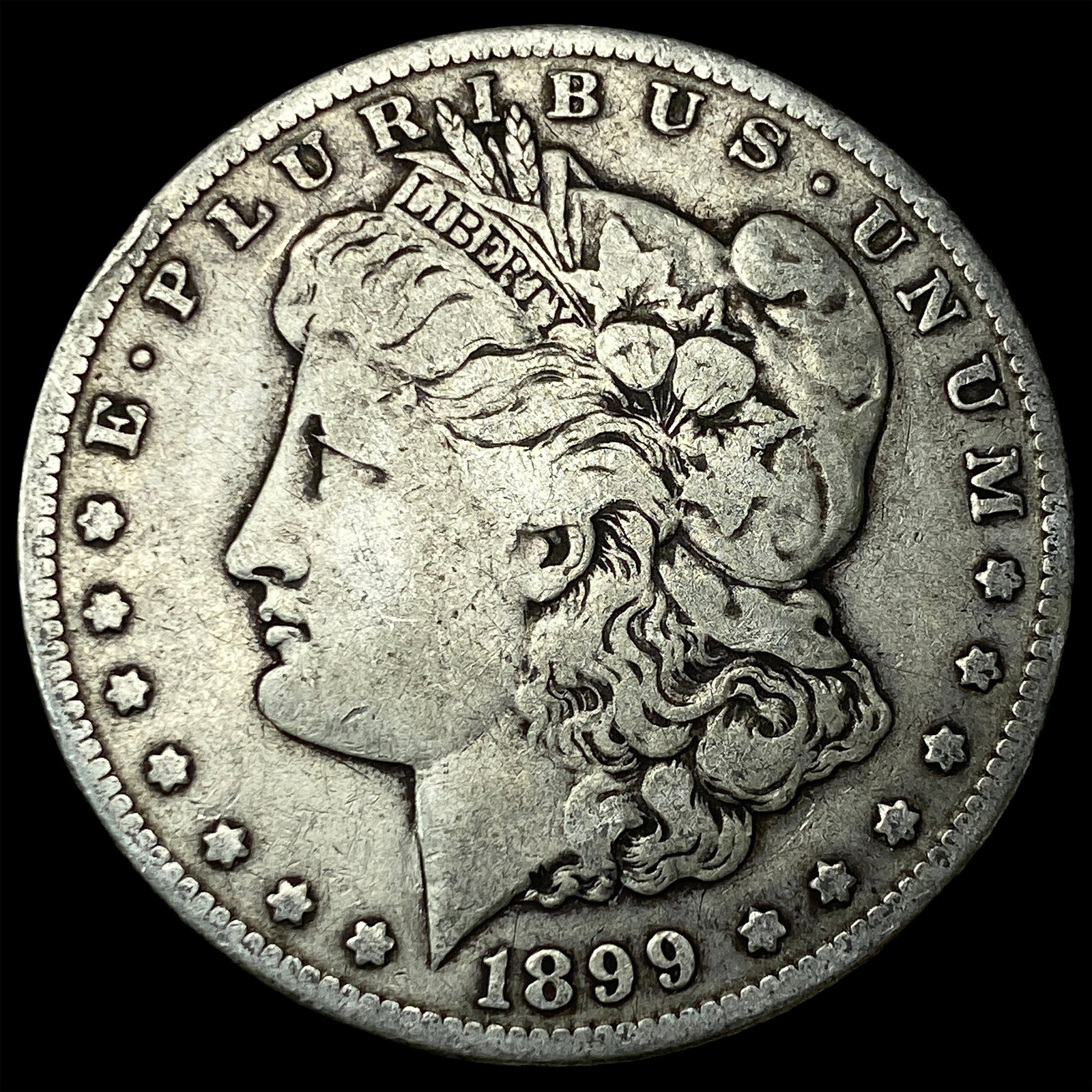 1899-S Silver Morgan Dollar LIGHTLY CIRCULATED: 1899-S Silver Morgan Dollar LIGHTLY CIRCULATED