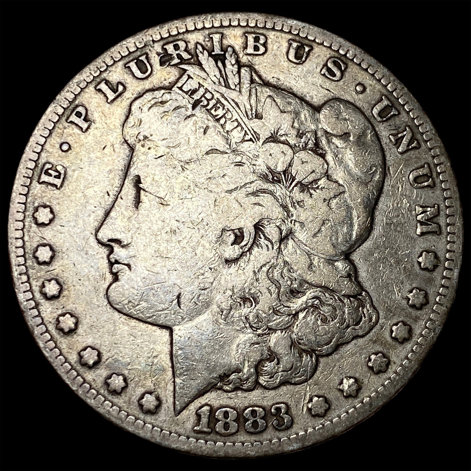 1883-S Silver Morgan Dollar LIGHTLY CIRCULATED: 1883-S Silver Morgan Dollar LIGHTLY CIRCULATED