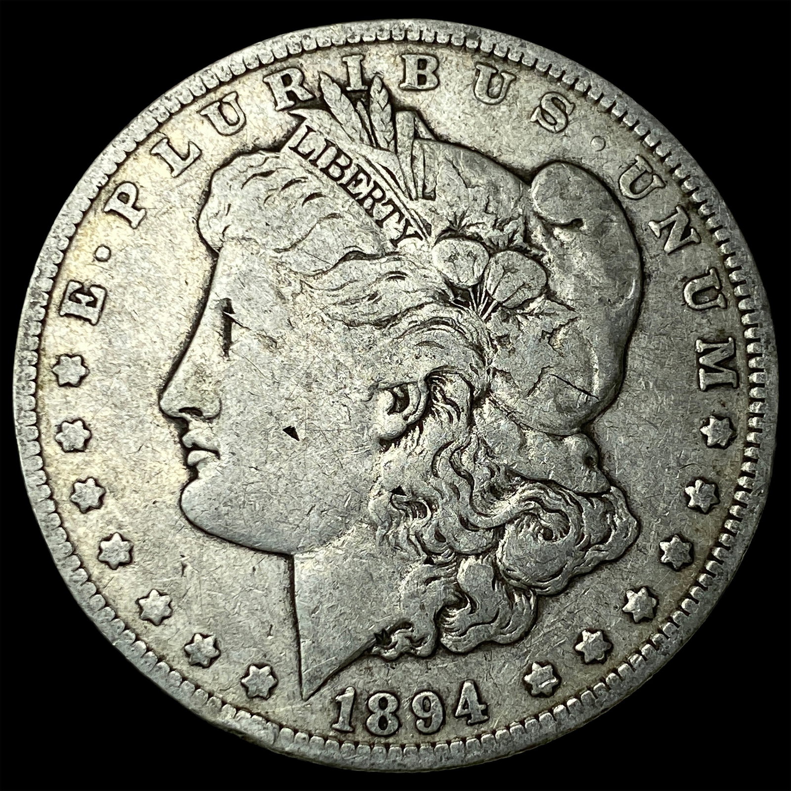 1894-O Silver Morgan Dollar LIGHTLY CIRCULATED (1 of 2)