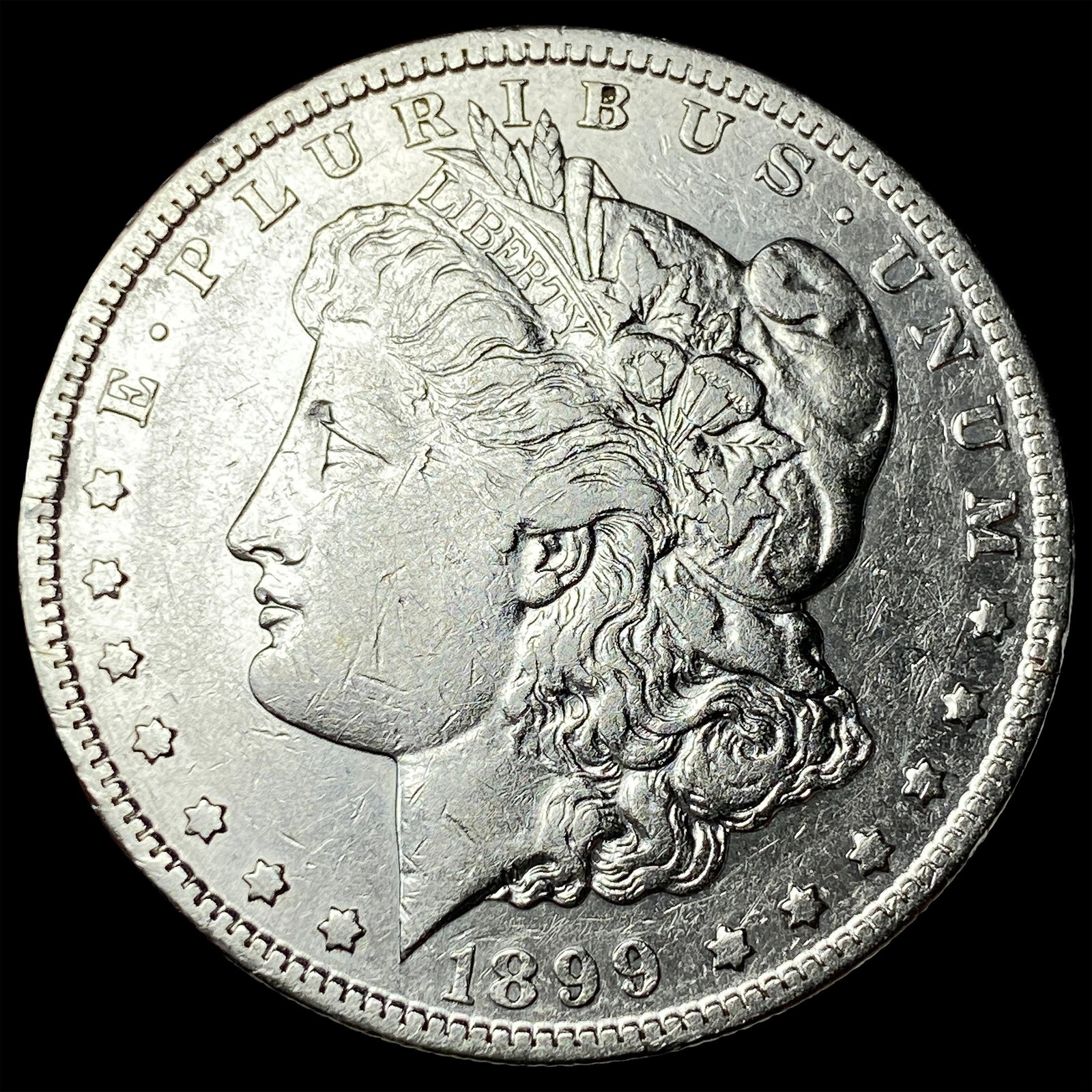 1899-S Silver Morgan Dollar NEARLY UNCIRCULATED: 1899-S Silver Morgan Dollar NEARLY UNCIRCULATED
