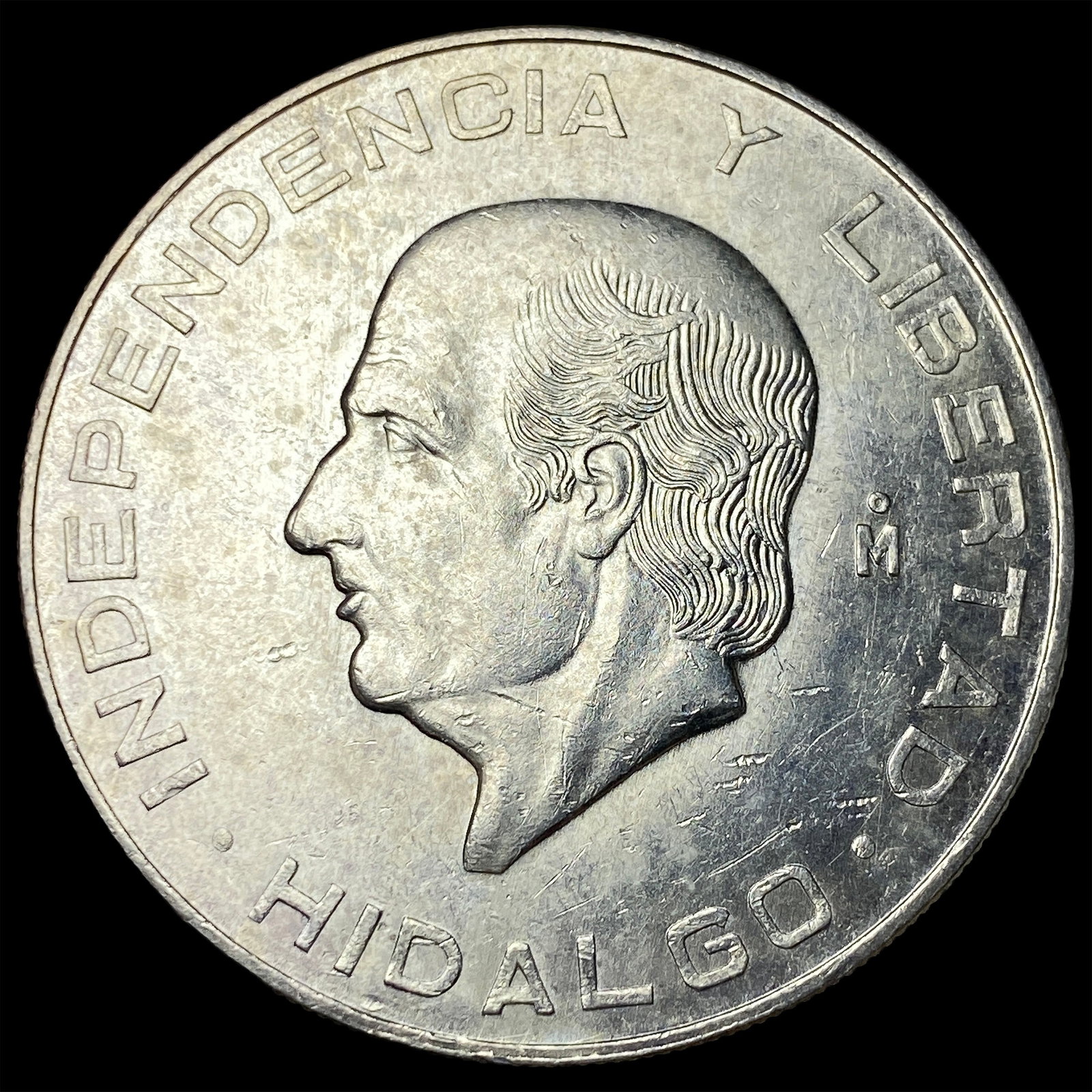 1955 Silver 10 Pesos Mexico UNCIRCULATED: 1955 Silver 10 Pesos Mexico UNCIRCULATED