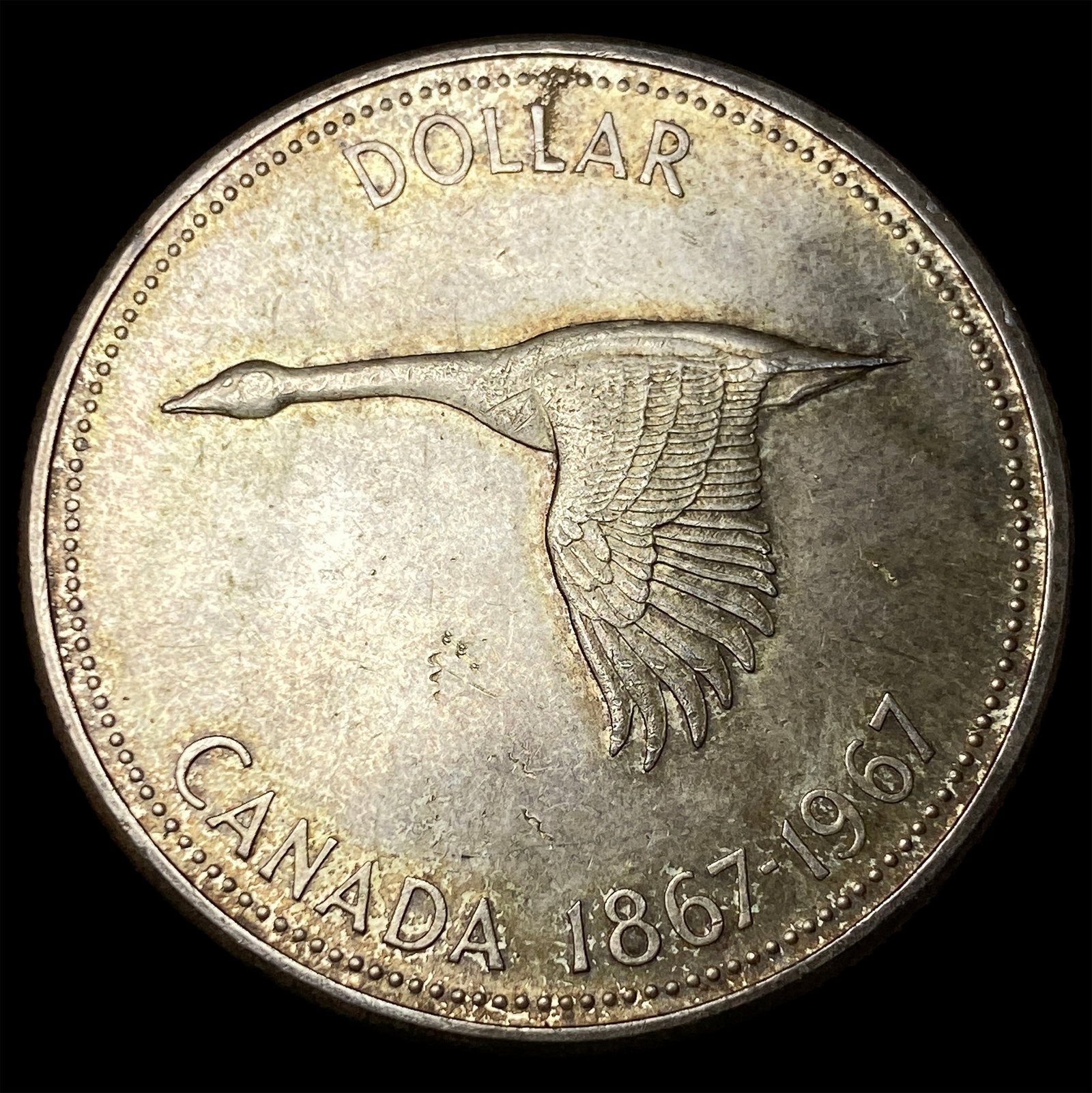 1967 Canada Silver Dollar UNCIRCULATED - 2