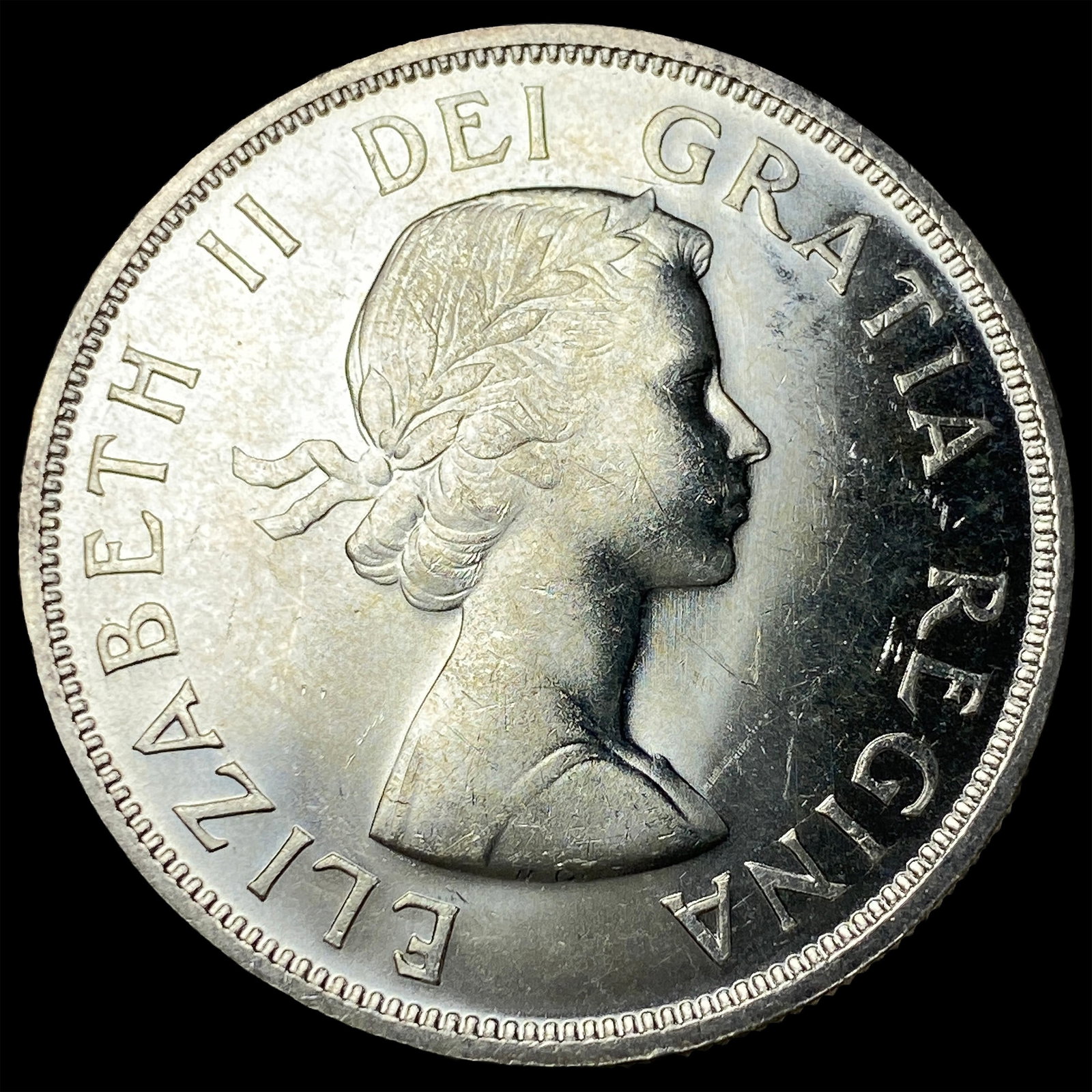 1958 Canada Silver Dollar British Columbia UNCIRCULATED (1 of 2)