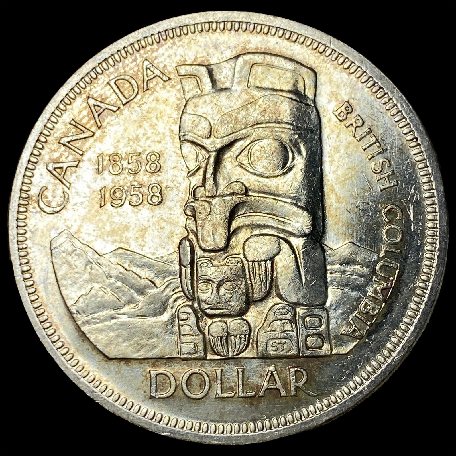 1958 Canada Silver Dollar UNCIRCULATED - 2