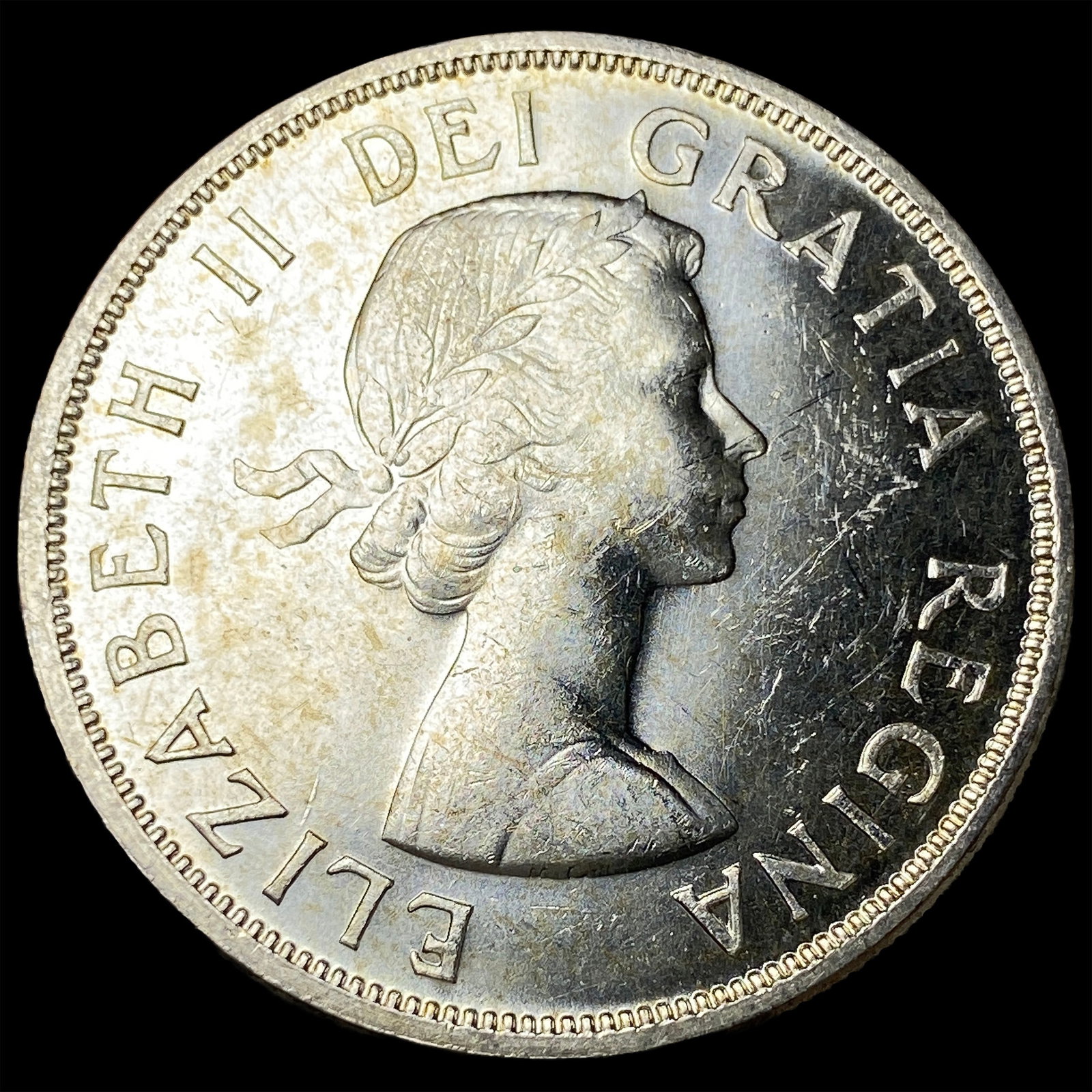 1958 Silver Dollar Canada British Columbia UNCIRCULATED (1 of 2)