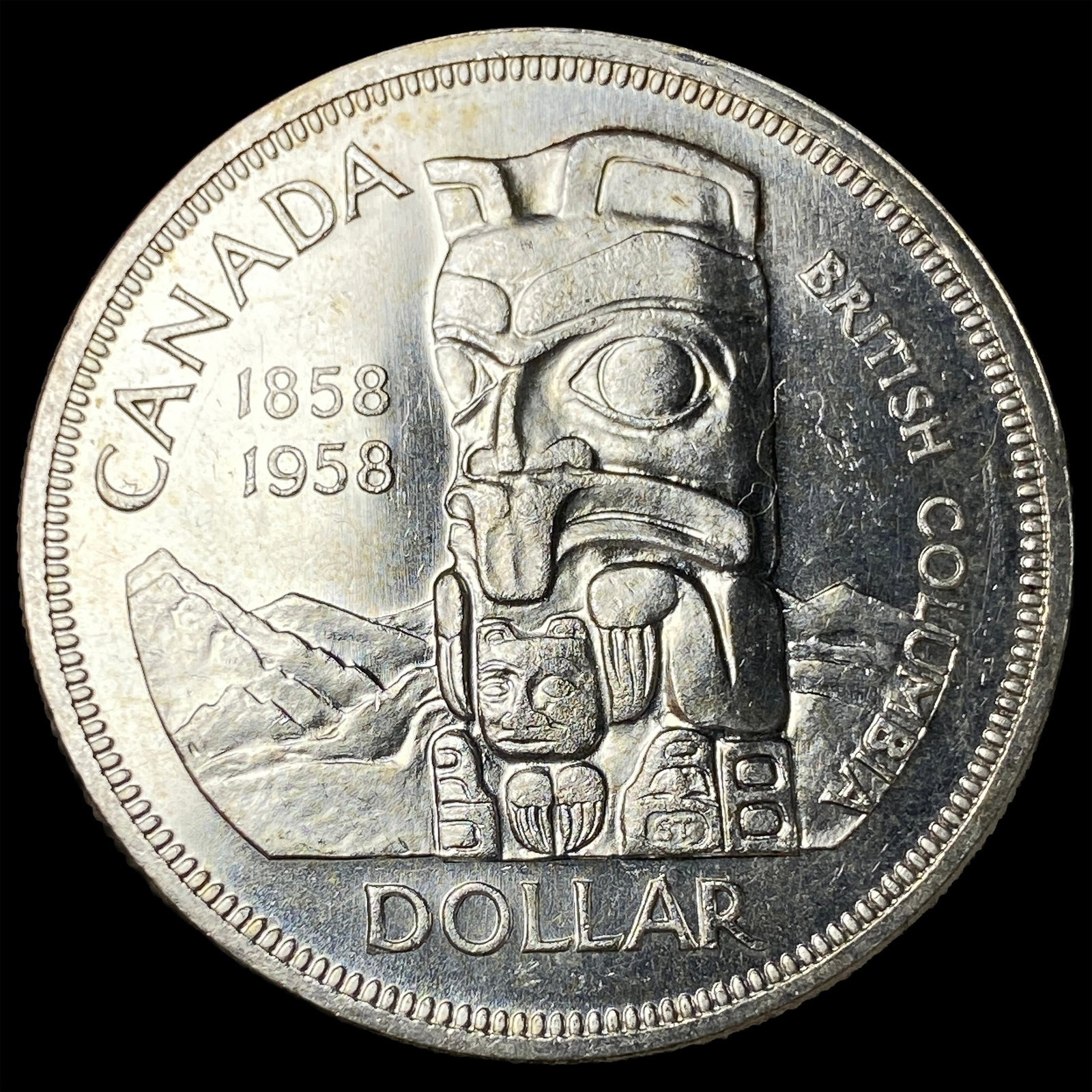 1958 Canada Silver Dollar UNCIRCULATED - 2
