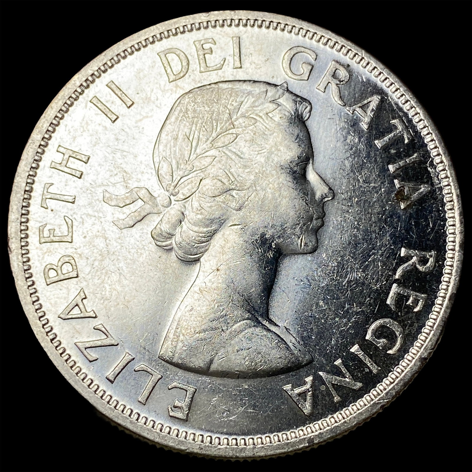 1958 Canada Silver Dollar British Columbia UNCIRCULATED (1 of 2)