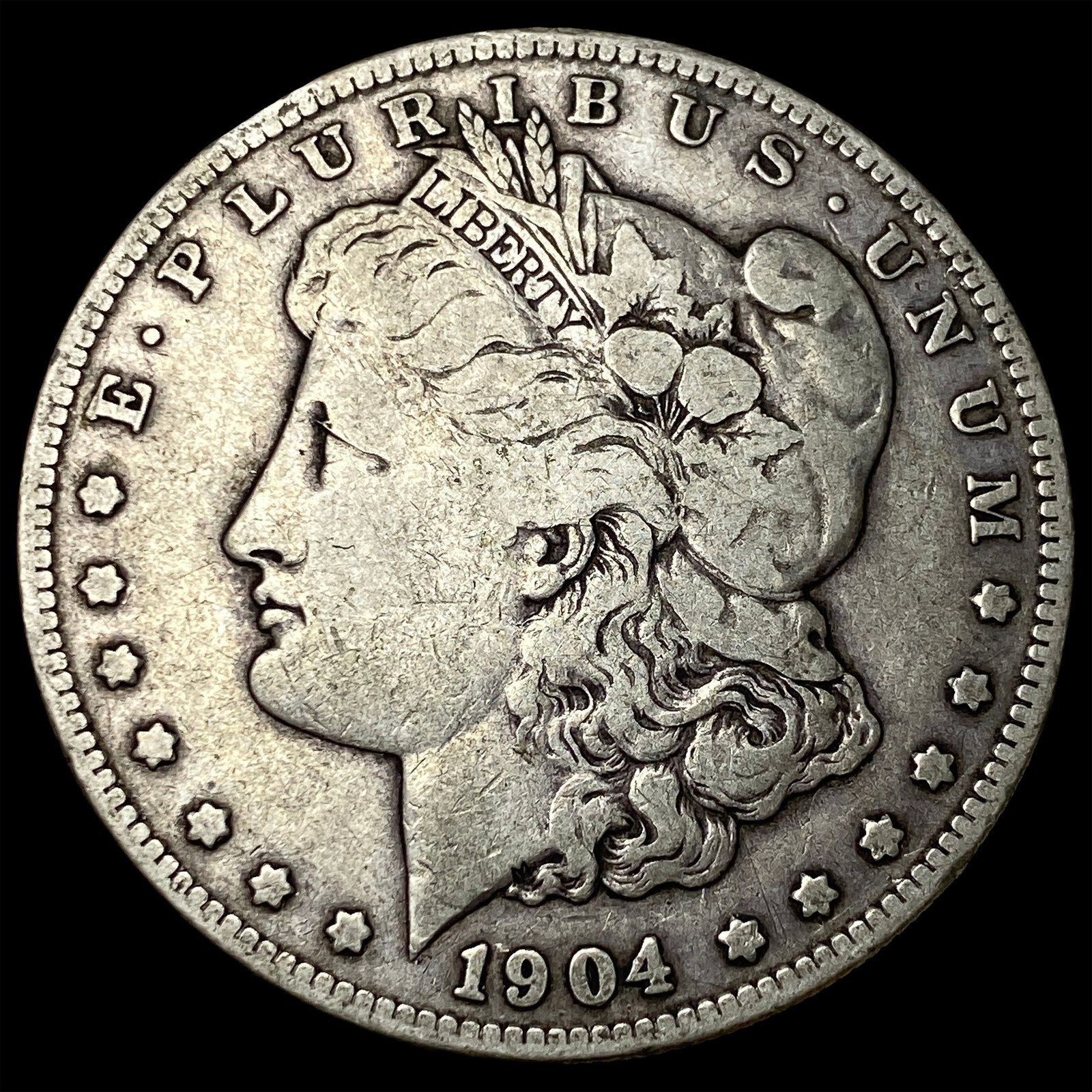 1904-S Silver Morgan Dollar LIGHTLY CIRCULATED: 1904-S Silver Morgan Dollar LIGHTLY CIRCULATED