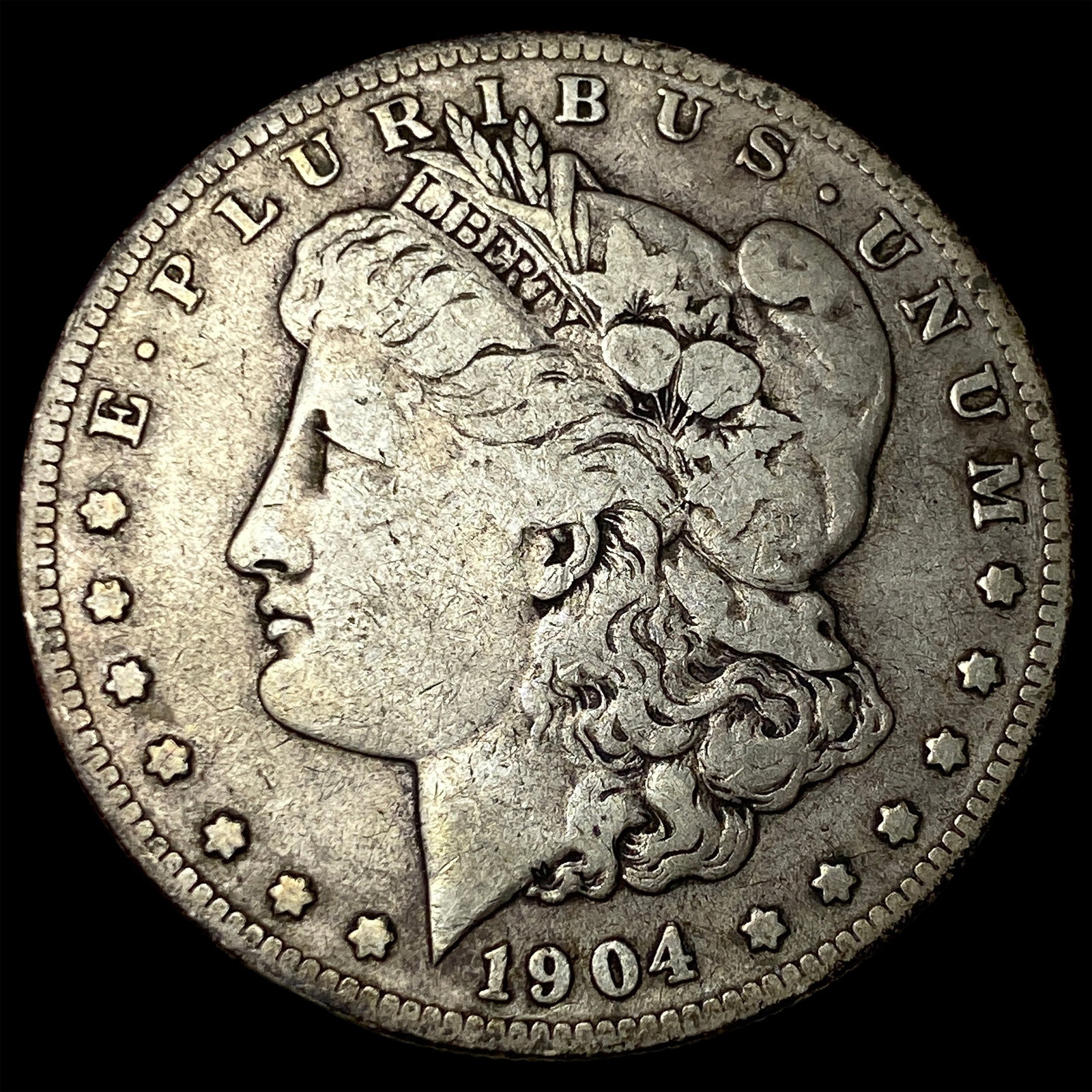 1904-S Silver Morgan Dollar LIGHTLY CIRCULATED: 1904-S Silver Morgan Dollar LIGHTLY CIRCULATED